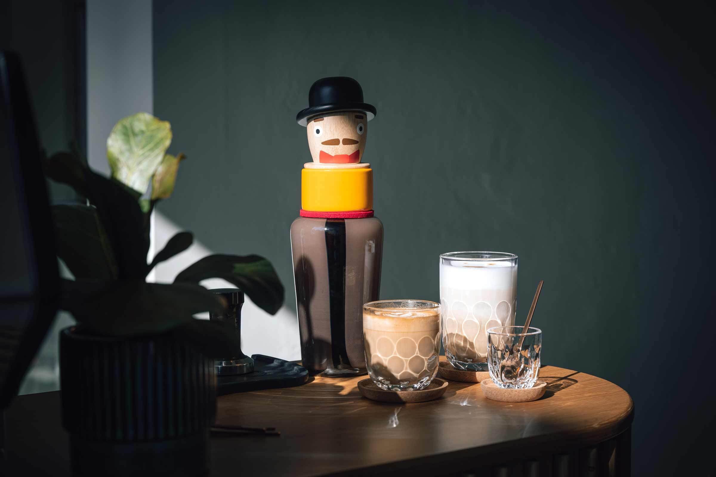 LEONARDO Latte-Macchiato-Glas »Latte Macchiato Gläser (3) Gocce 390 ml 2er Set transparent«