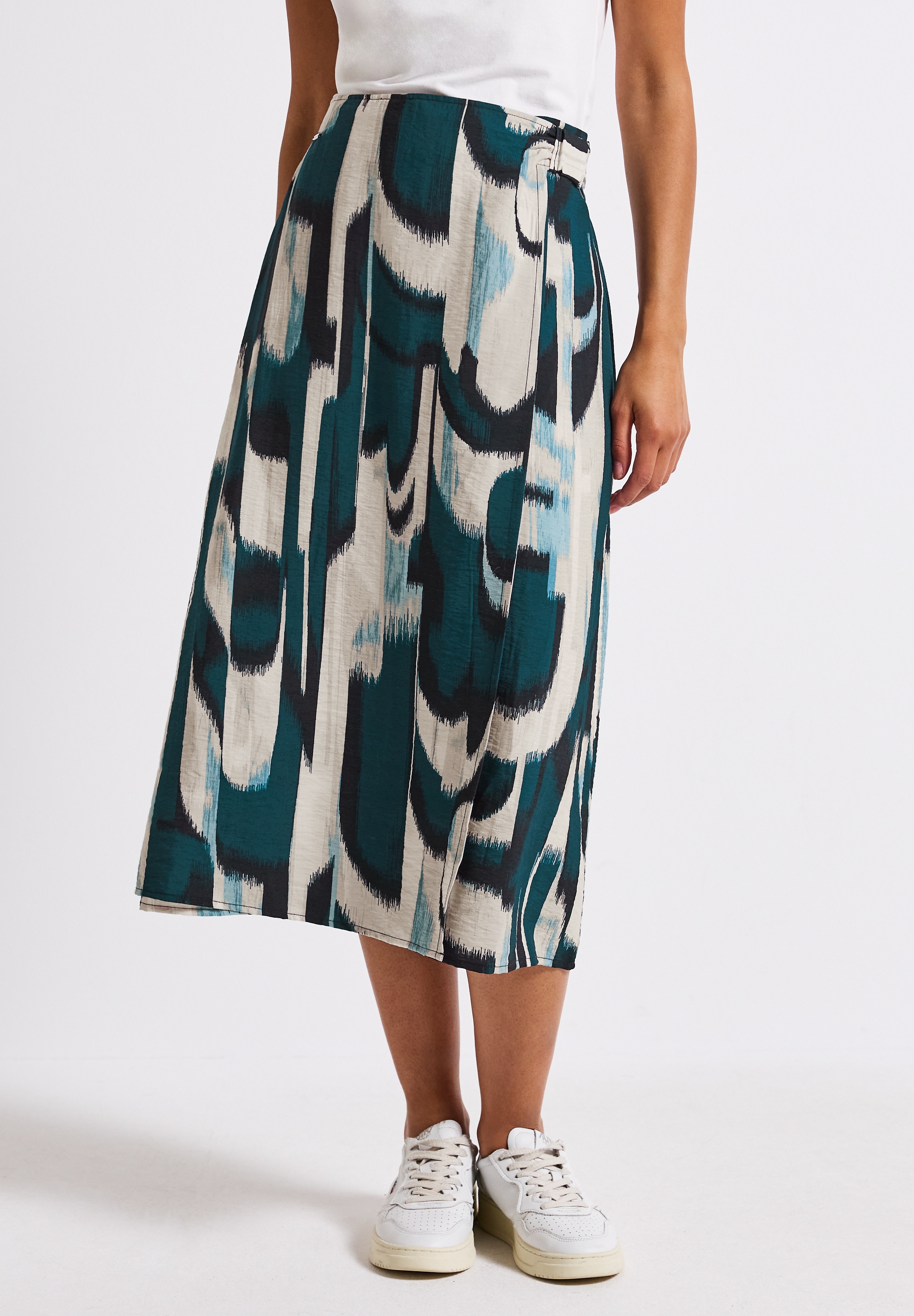 STREET ONE Maxirock in Wickel-Optik