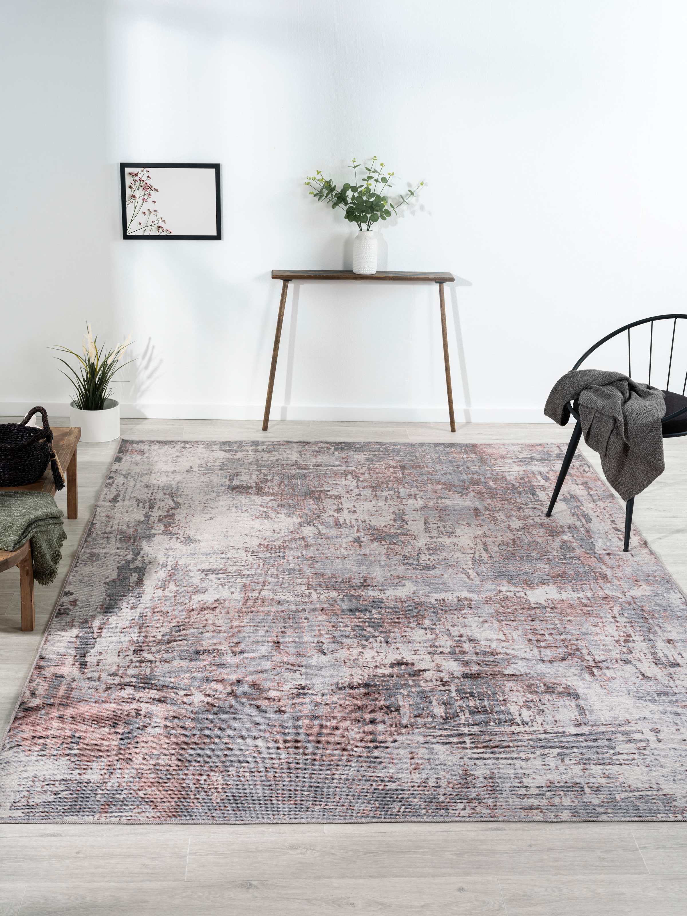 Myflair Möbel & Accessoires Teppich "Avery" rechteckig 10 mm Höhe Kurzflor, günstig online kaufen