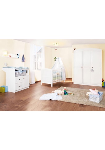 Pinolino® Babyzimmer-Komplettset »Laura«, (Set, 3 St., Kinderbett, Wickelkommode,... kaufen
