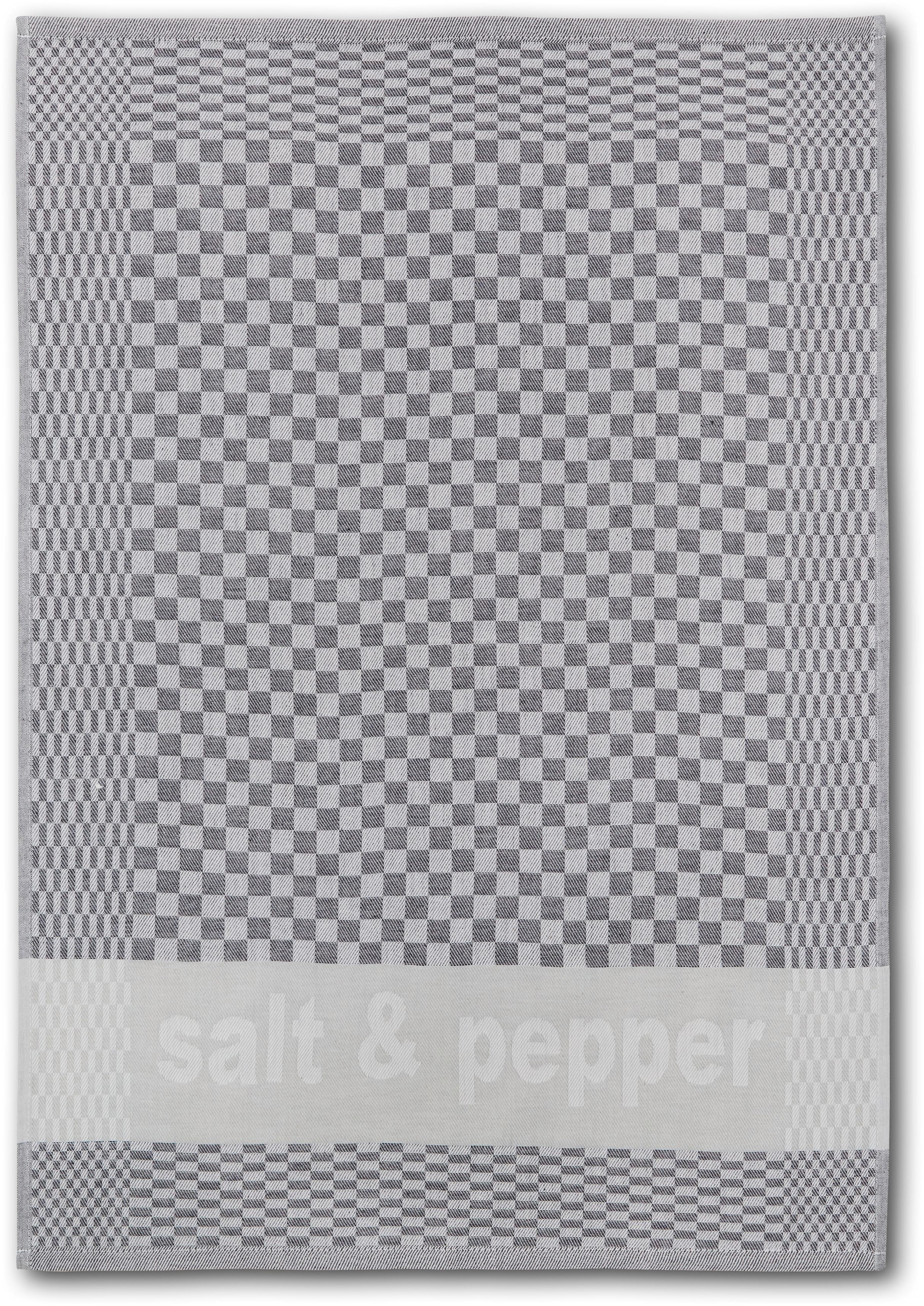 Dyckhoff Geschirrtuch »salt & pepper«, (Set, 6 tlg.), mit drei verschiedenen Motiven