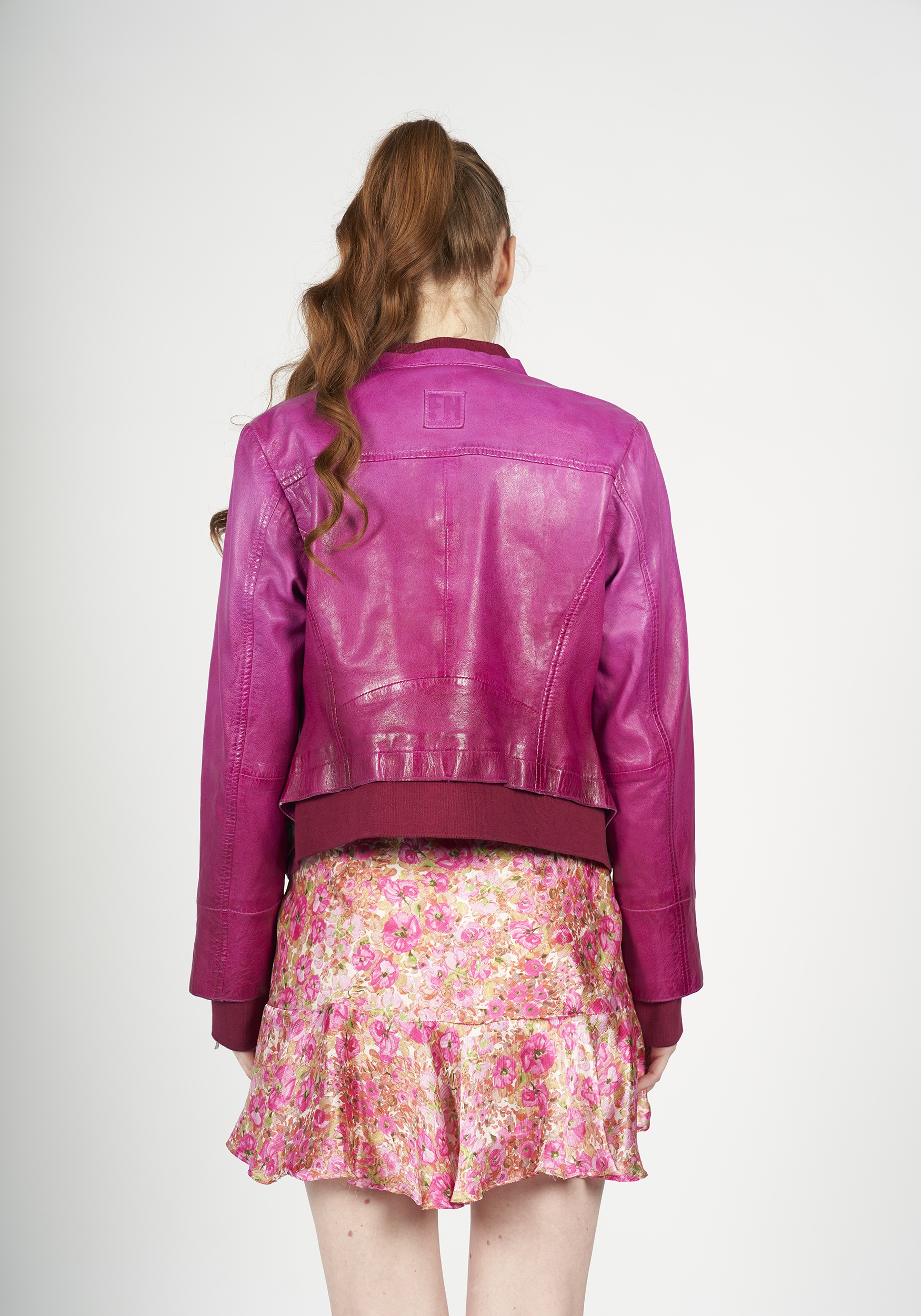 Freaky Nation Lederjacke »Pink Soul-FN«