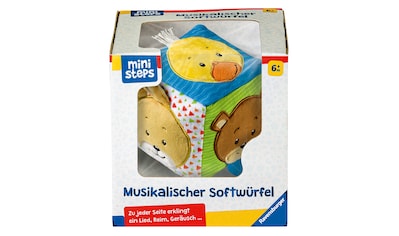 Greifspielzeug »ministeps® Musikalischer Softwürfel«