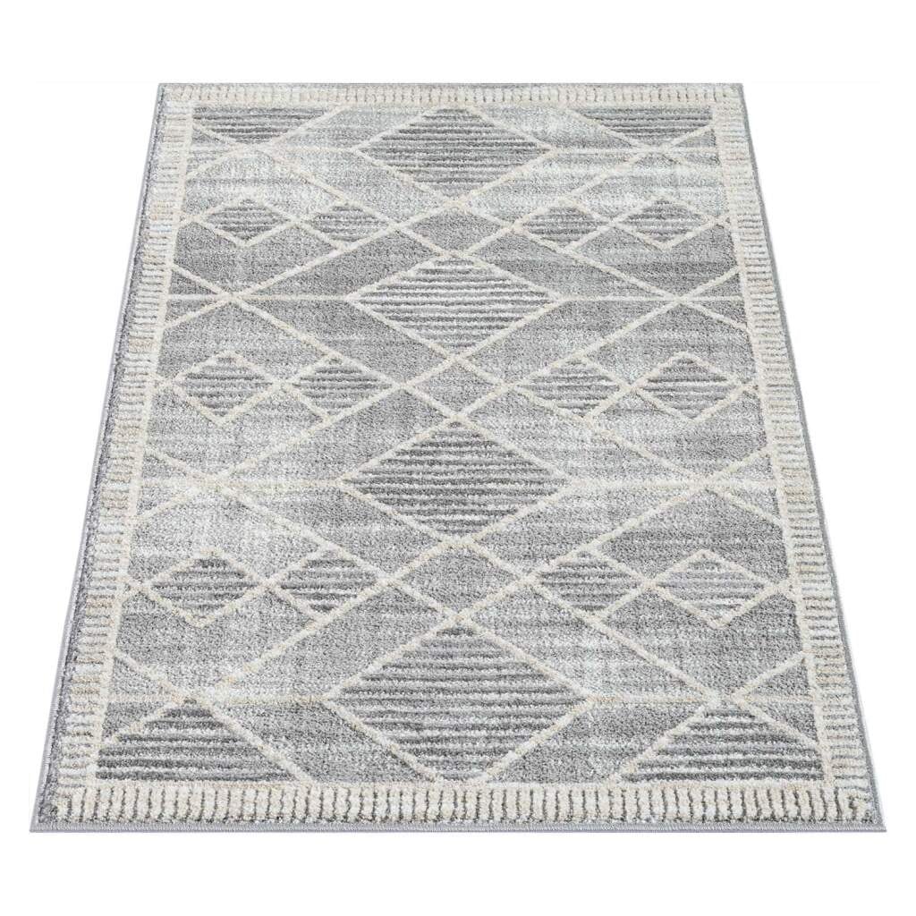 Carpet City Teppich »FLAIR178« rechteckig 11 mm Höhe Kurzflor-Teppich, Skandi-Stil, Wohnzimmer