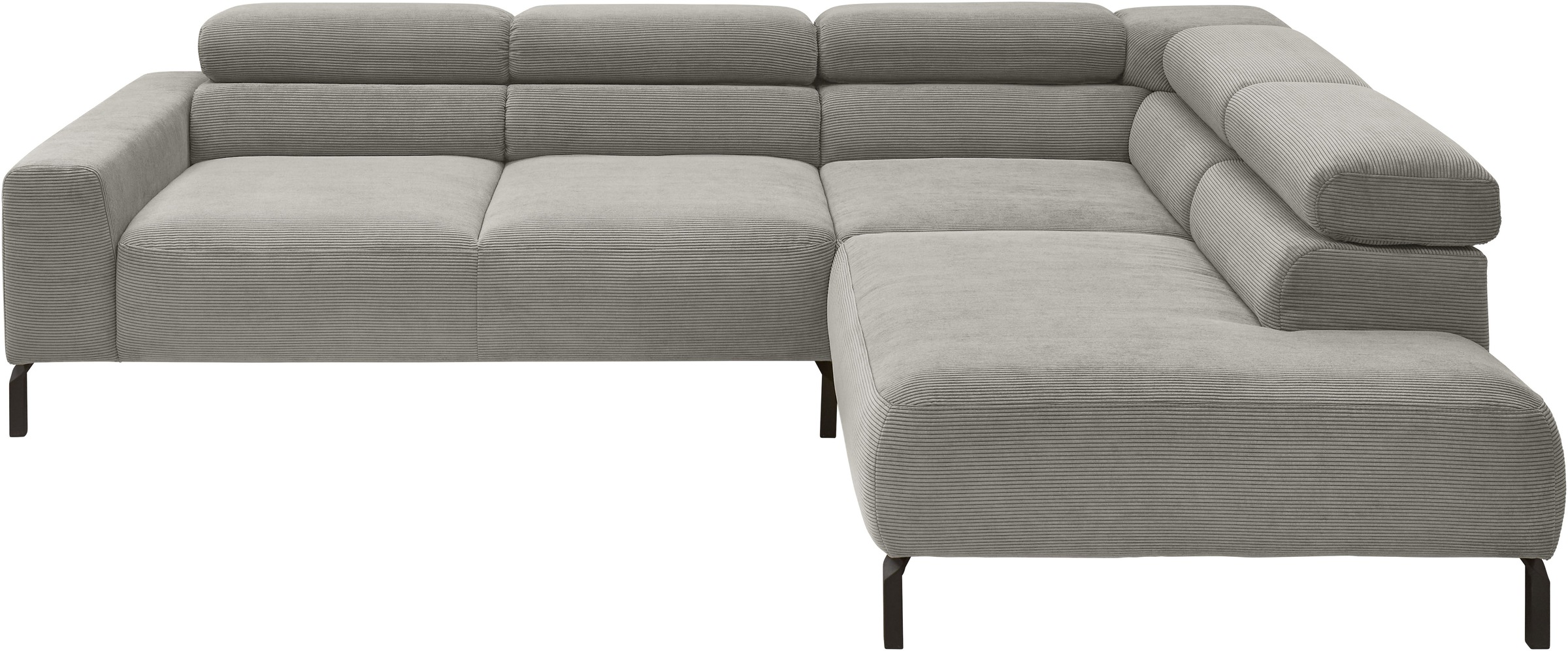 Home affaire Ecksofa "Antonelli, L-Form, inkl. Kopfteilverstellung, Breite günstig online kaufen