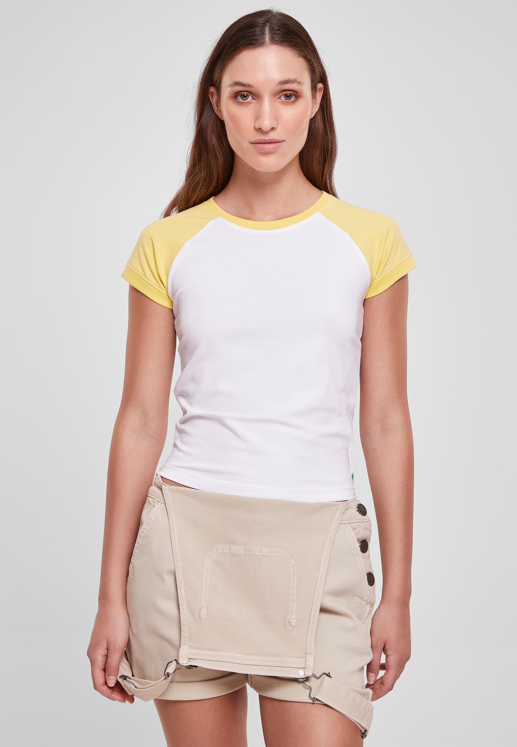 URBAN CLASSICS Kurzarmshirt »Urban Classics Damen«, (1 tlg.)