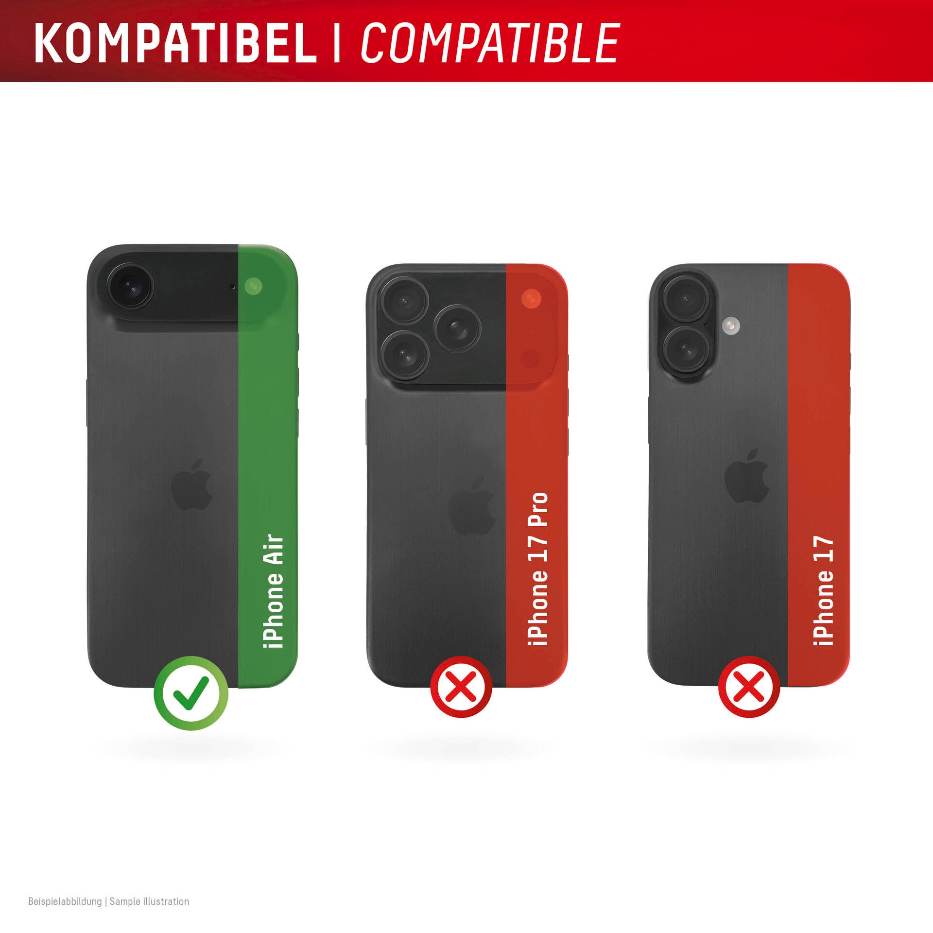 Displex Kameraschutzglas »Camera Lens Glass Single Glass Ring Protector«, für Apple iPhone Air, Kameraschutz,Linsenschutz,Objektivschutz, kratz- & stoßfest