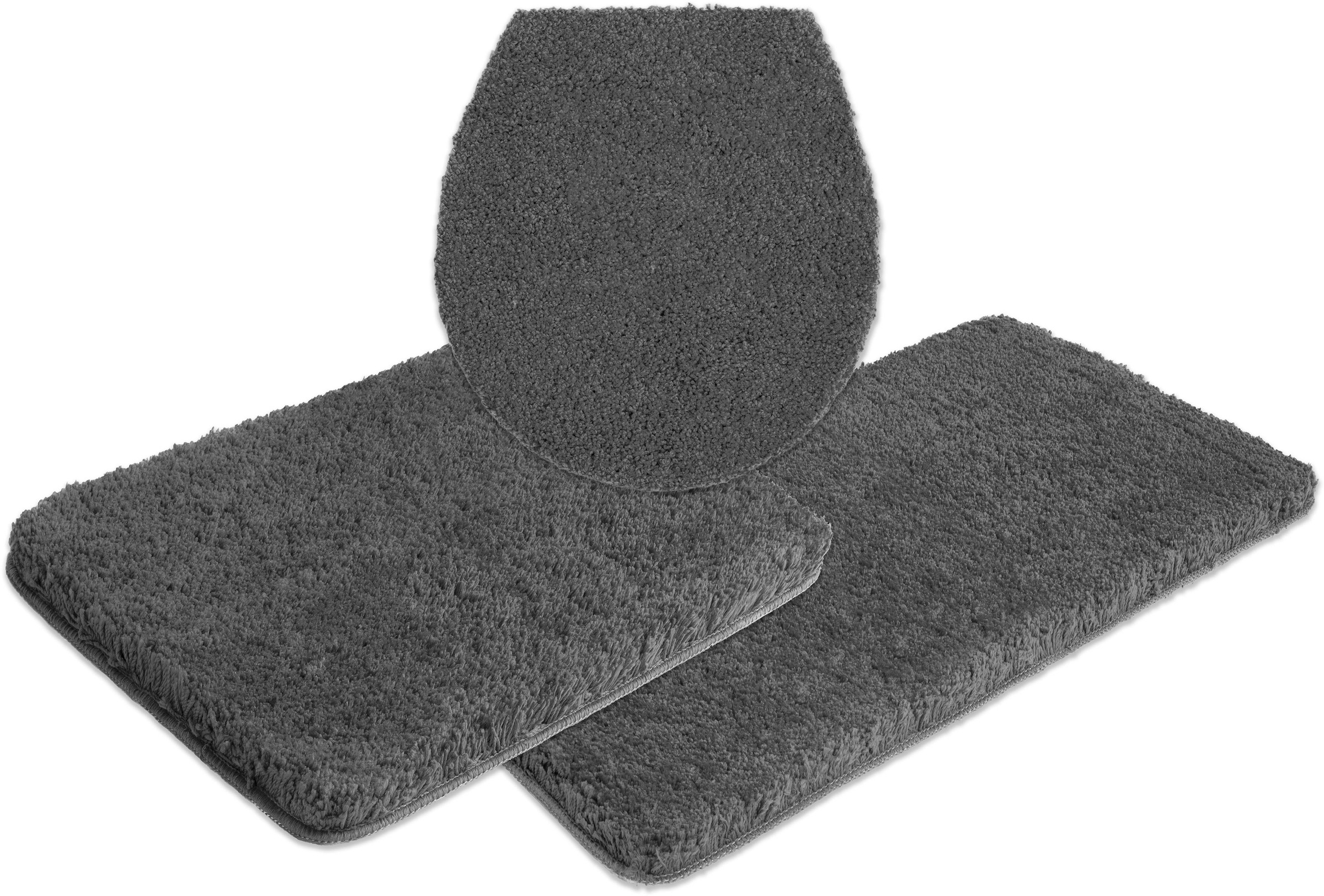 my home Badematte "Sanremo, Badvorleger, Badezimmer Teppich, sehr weich" Hö günstig online kaufen