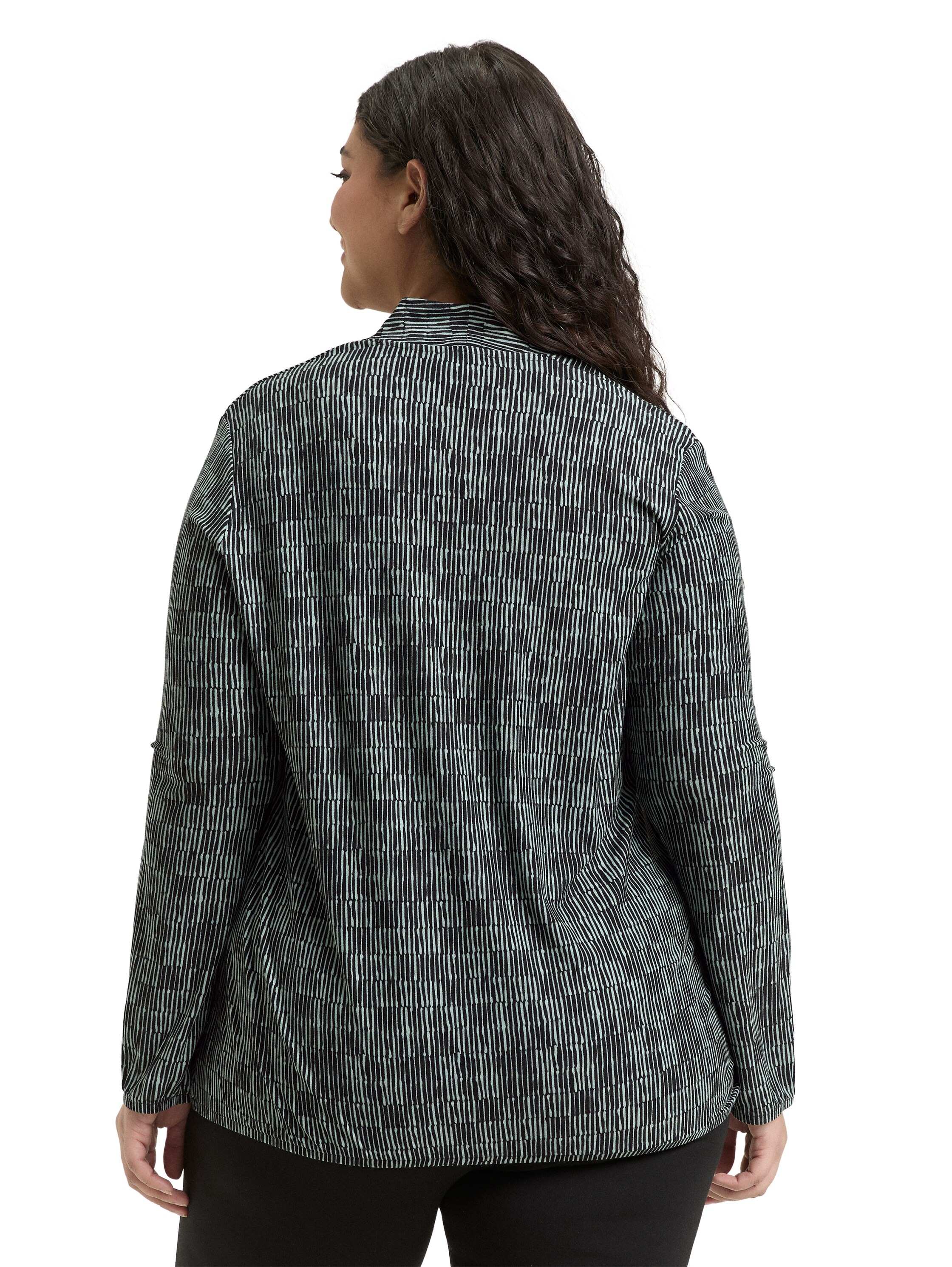 TOM TAILOR PLUS T-Shirt mit All-Over Print günstig online kaufen