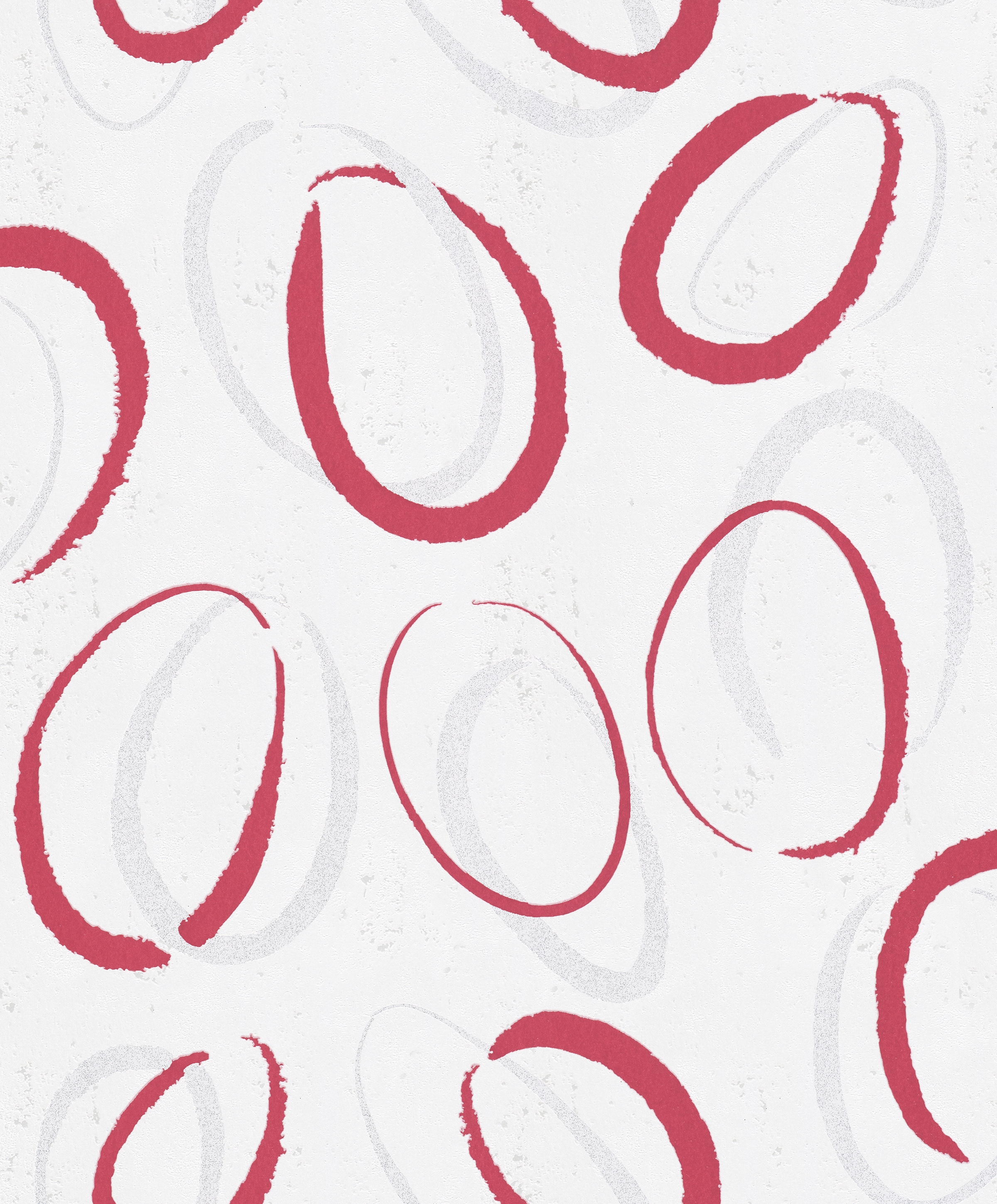 Vliestapete »Rot-Weiß«, grafisch, restlos abziehbar