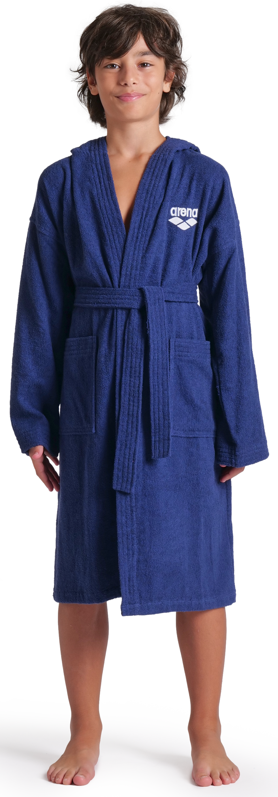 Arena Bademantel »arena Kinder Junior Zeppelin Bademantel« Bademantel, Kinder, Mädchen, Jungen, Schwimmbad, weich, gemütlich