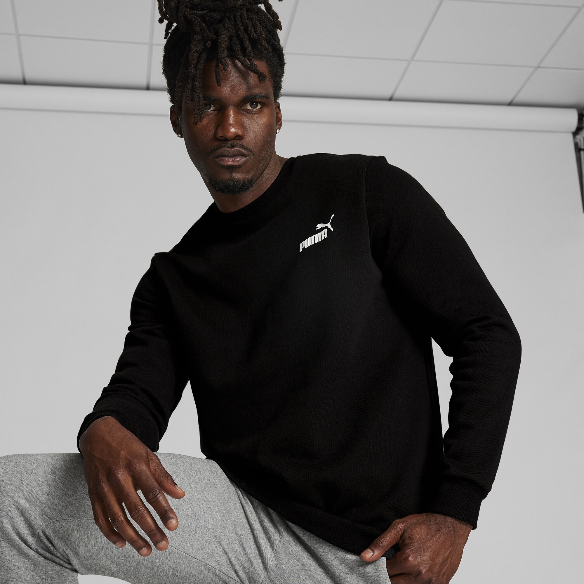 PUMA Sweatshirt »Essentials Small Logo Rundhals-Sweatshirt Herren«