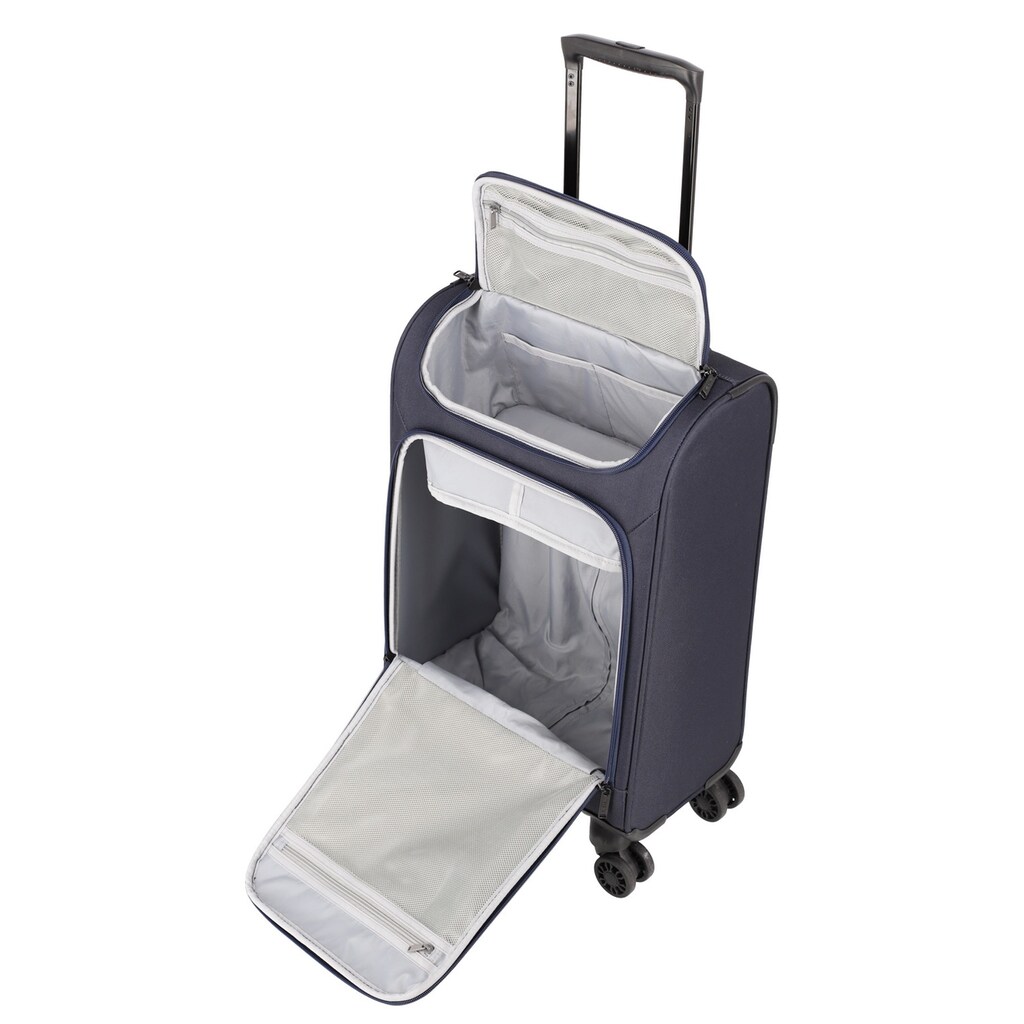 travelite Handgepäck-Trolley »CABIN Underseater/Toploader«, 4 Rollen