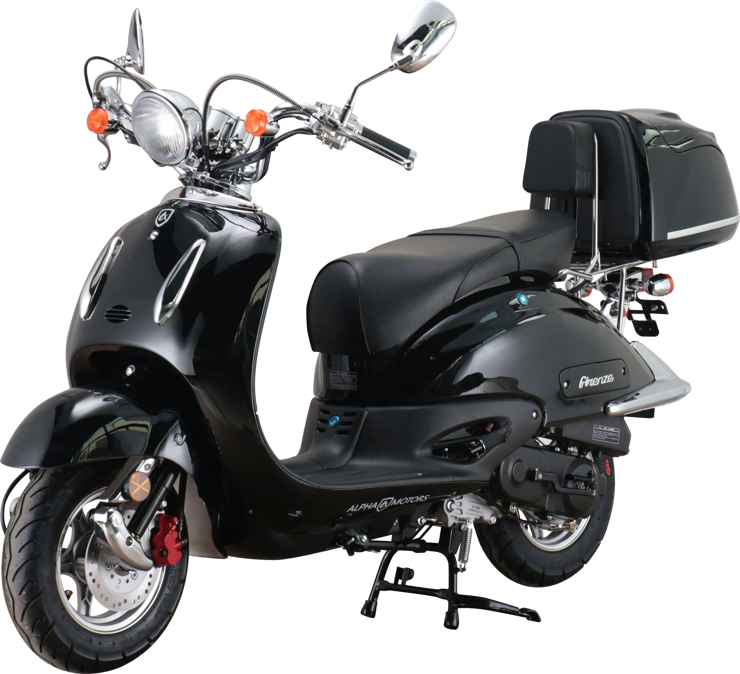 Alpha Motors Motorroller »Retro Firenze«, 50 cm³, 45 km/h, Euro 5, 2,99 PS,  inkl. Topcase auf Rechnung kaufen | BAUR