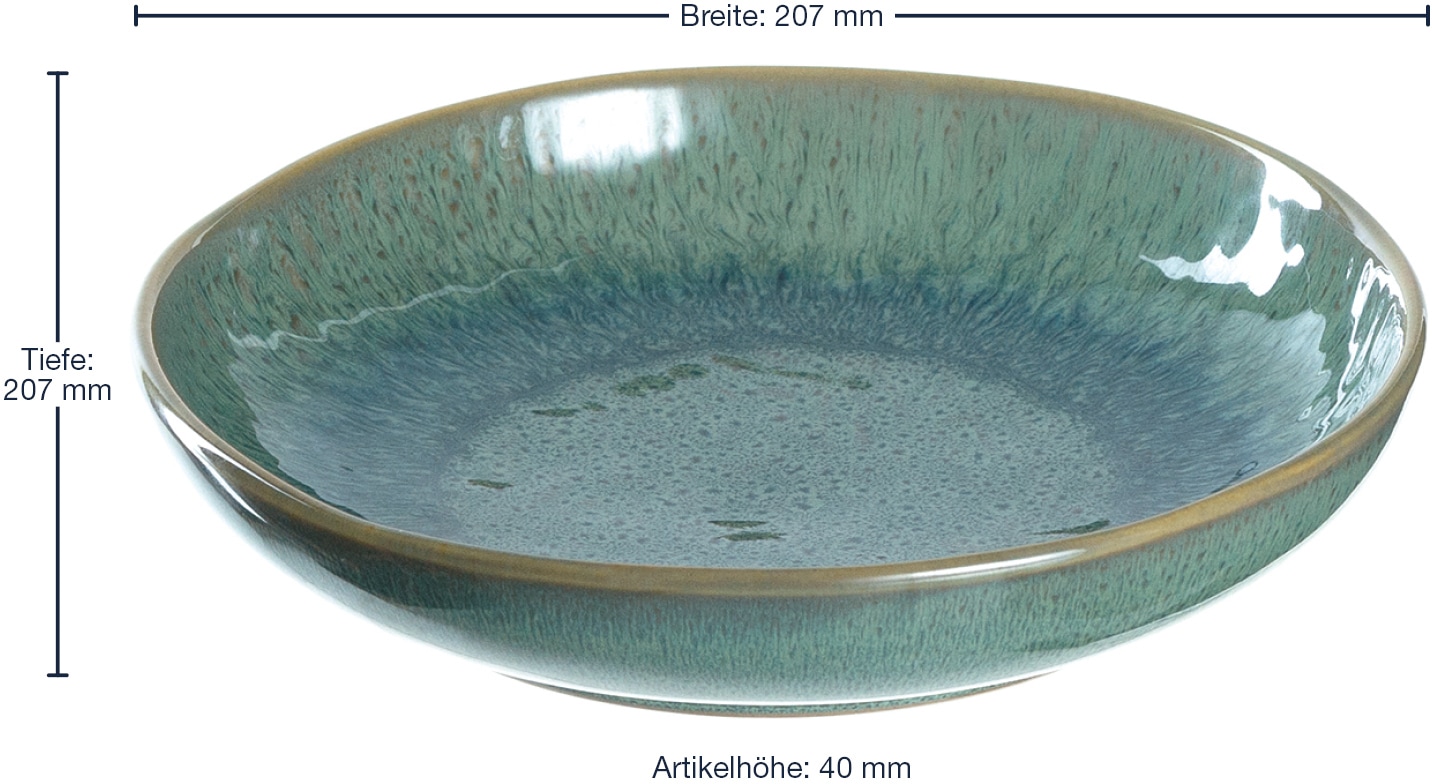 Keramik, »Matera«, 6 Suppenteller LEONARDO | Ø St.), cm BAUR (Set, 21