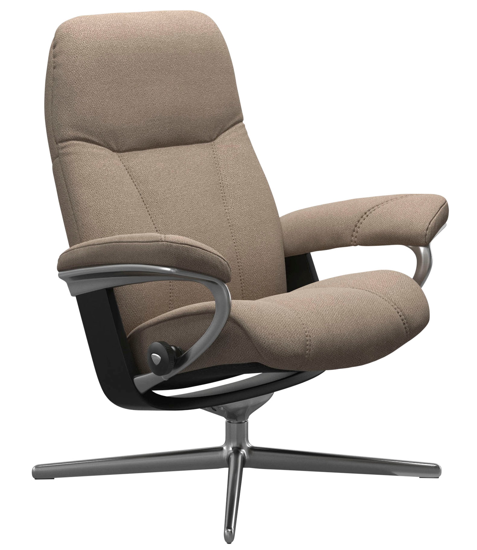 Stressless® Relaxsessel »Consul«, mit Cross Base, Größe S, M & L, Holzakzent Schwarz