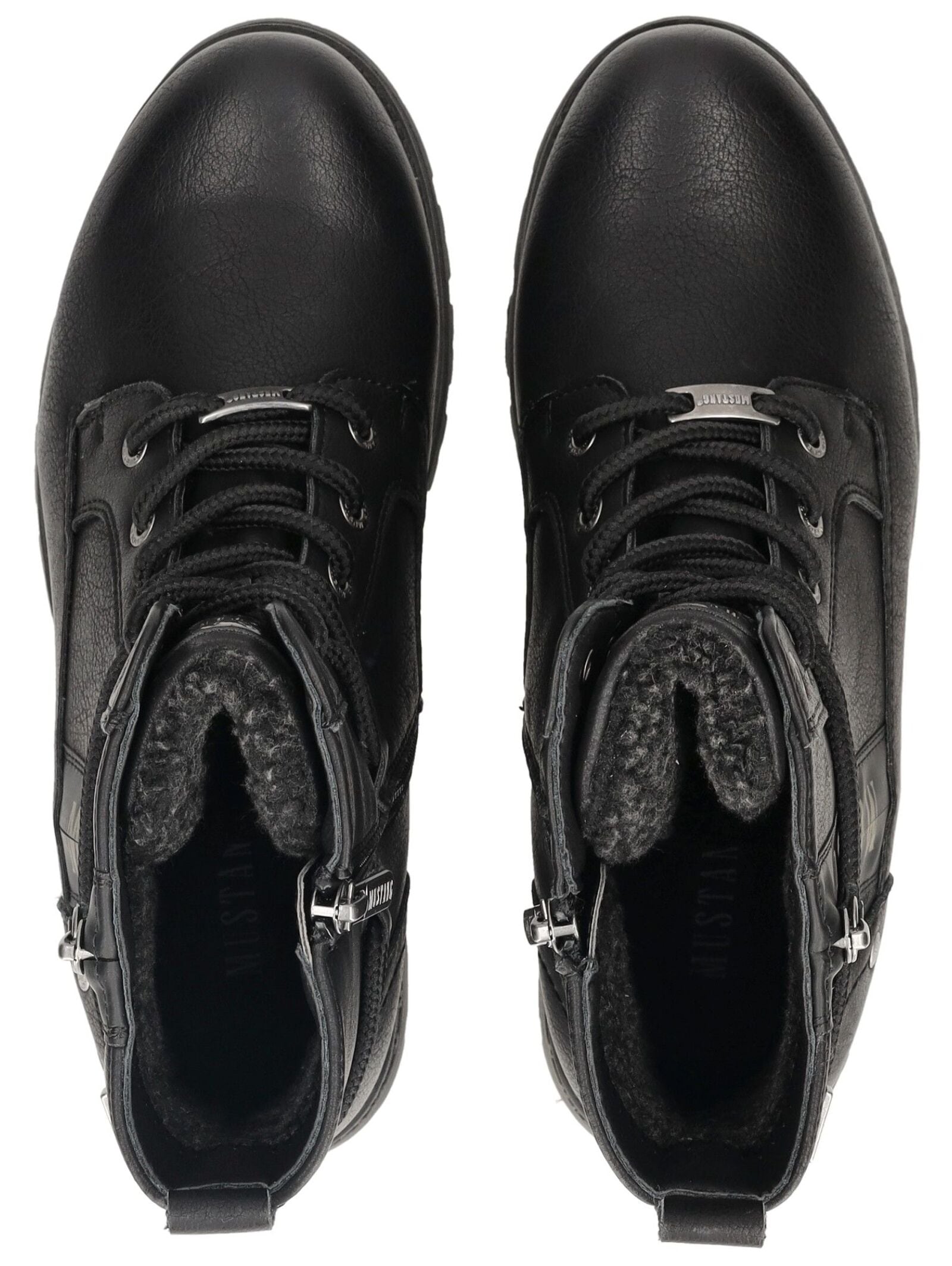 Mustang Shoes Schnürstiefelette »Mustang Shoes Stiefelette Lederimitat«