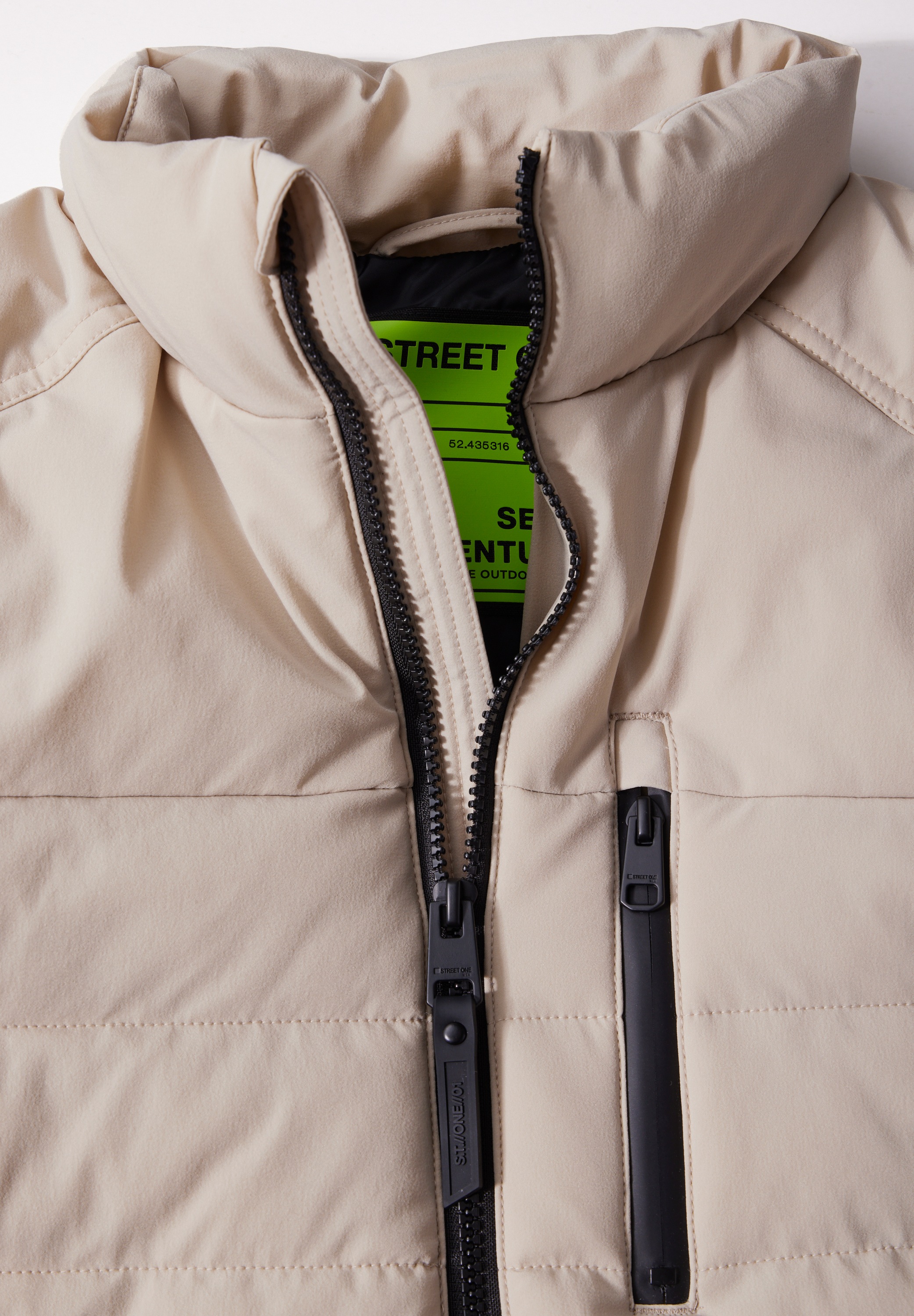 STREET ONE MEN Steppjacke, ohne Kapuze, mit Stehkragen