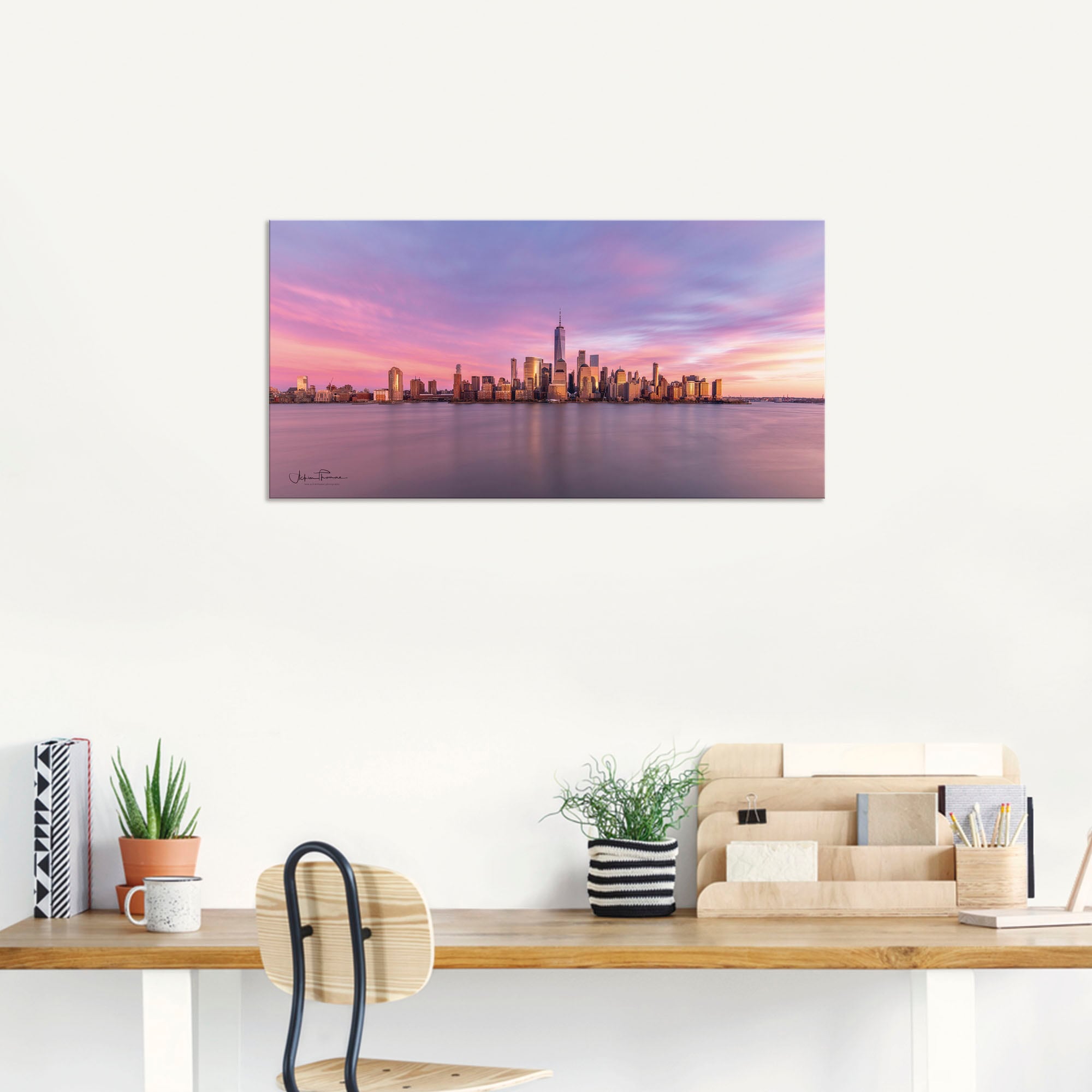Artland Wandbild »Manhattan Skyline«, New York, (1 St.), als Alubild, Outdoorbild, Leinwandbild in verschied. Größen