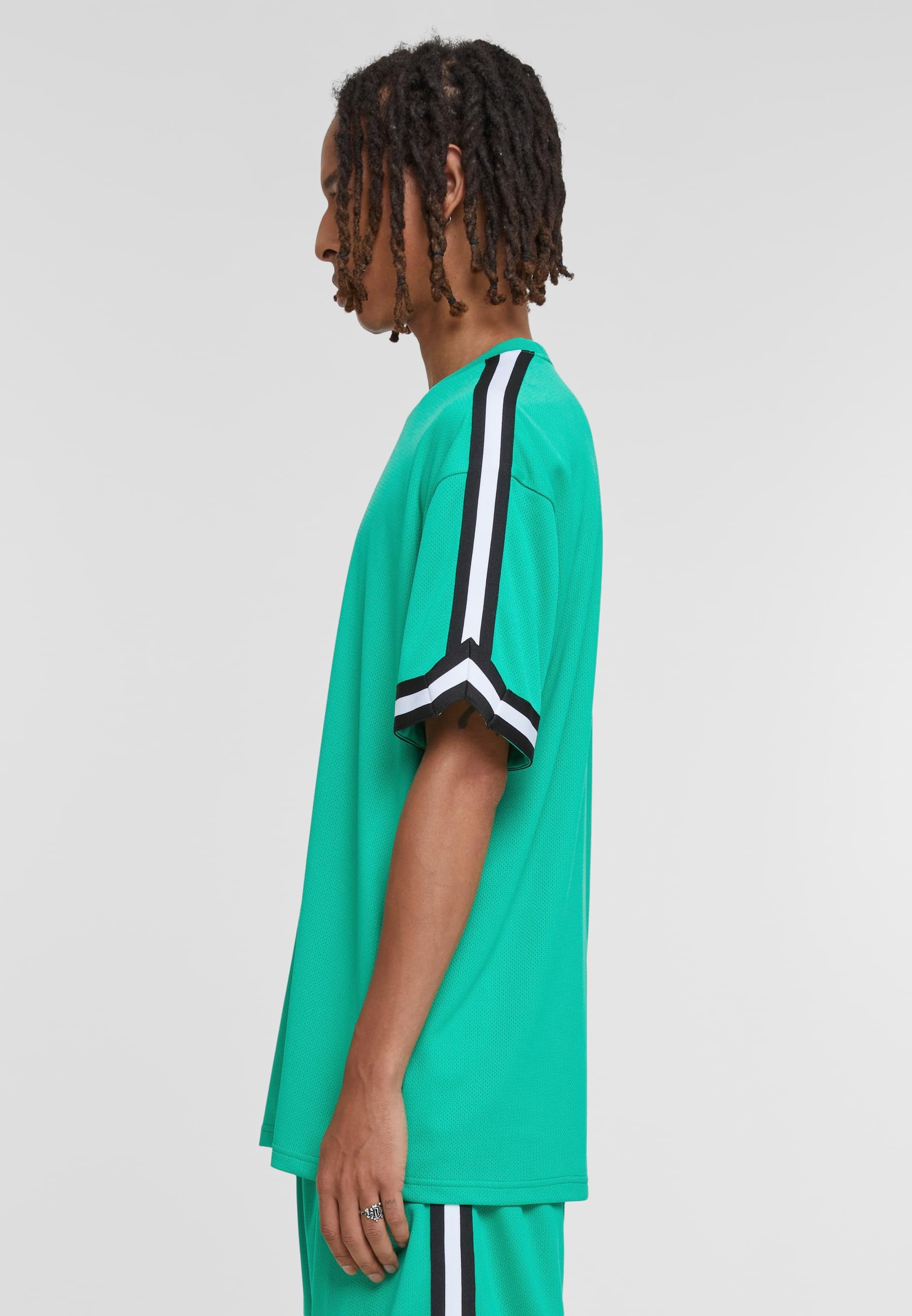 URBAN CLASSICS T-Shirt »Urban Classics Herren Oversized Stripes Mesh Tee«, (1 tlg.)