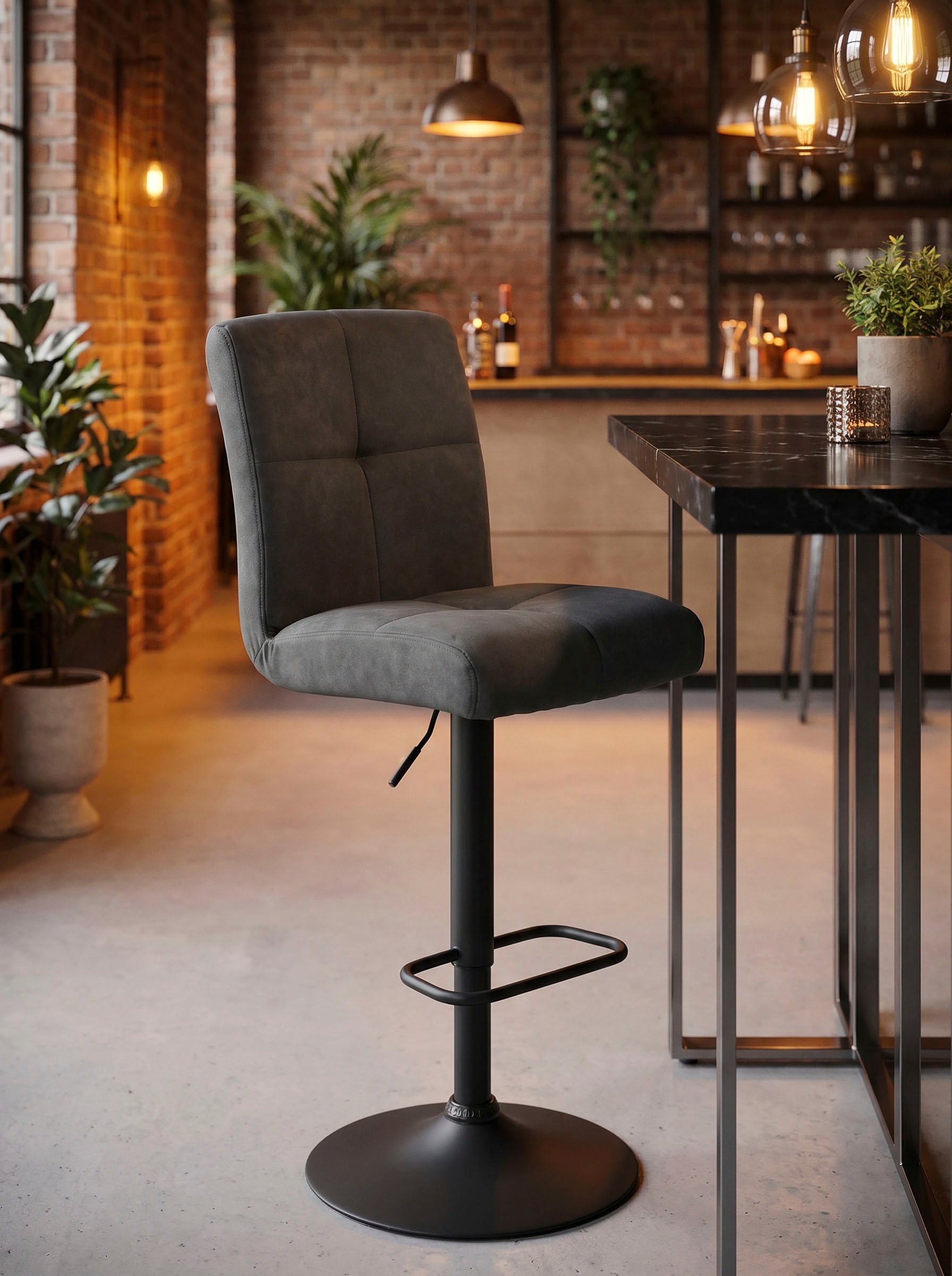 HELA Barhocker »LENI« Set, 2 Stk. tlg. Komfortsitz mit Federkorb