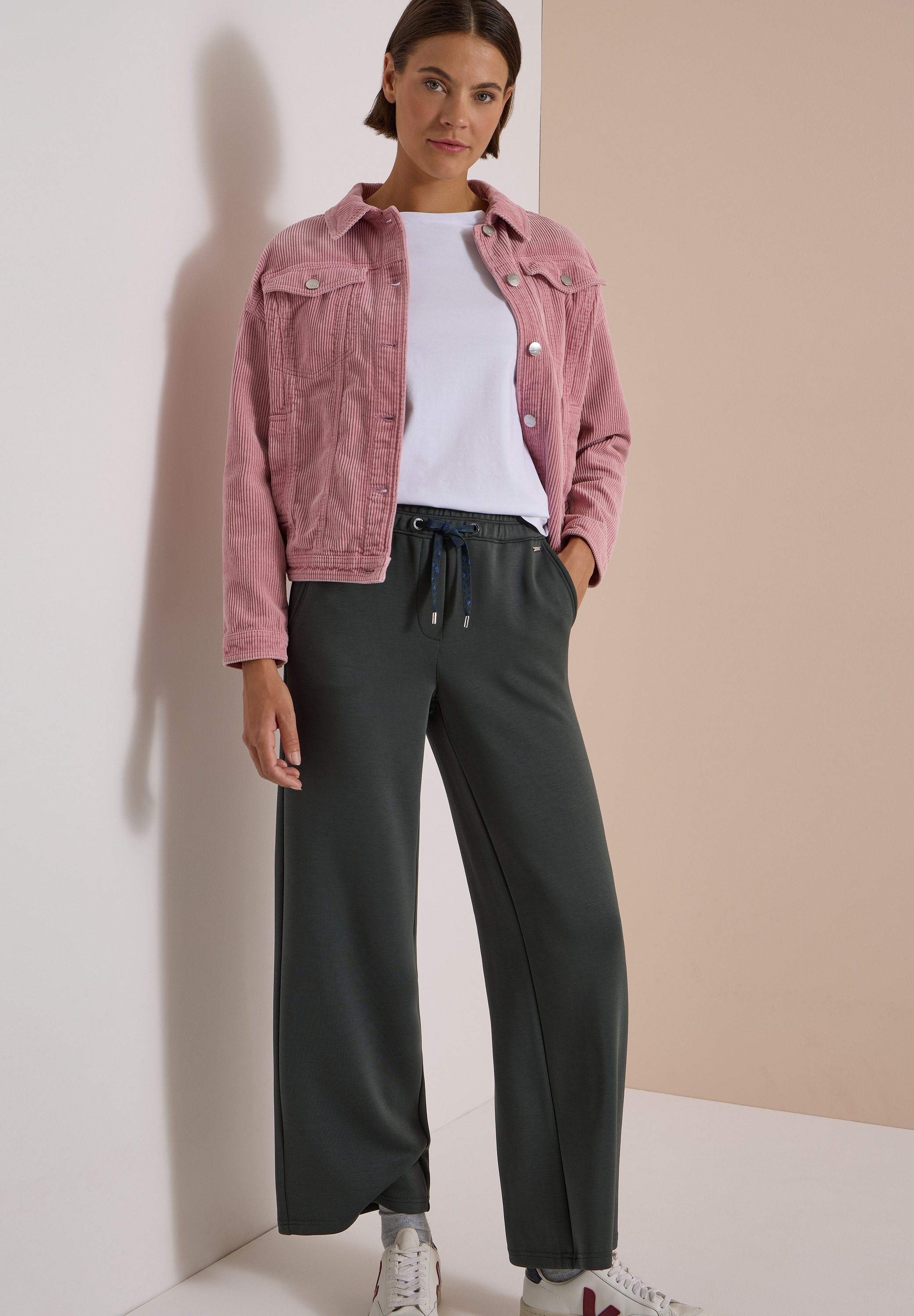 Cecil Stoffhose »Style Neele«  Elastikbund, Viskosemix, seidiger Glanz