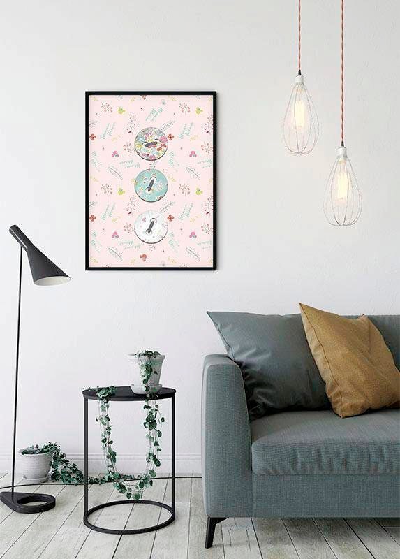 Komar Poster »Minnie Mouse Buttons«, Disney, (1 St.), Kinderzimmer, Schlafzimmer, Wohnzimmer