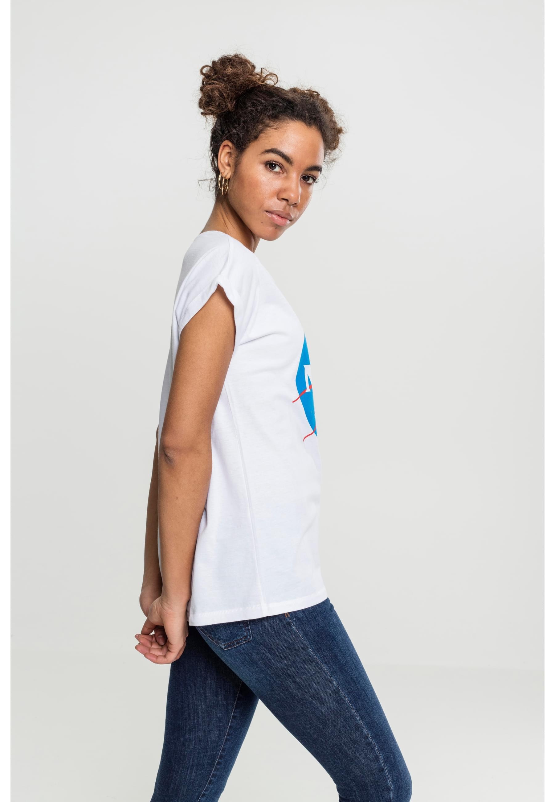 MisterTee T-Shirt »MisterTee Damen Ladies NASA Insignia Tee«, (1 tlg.)