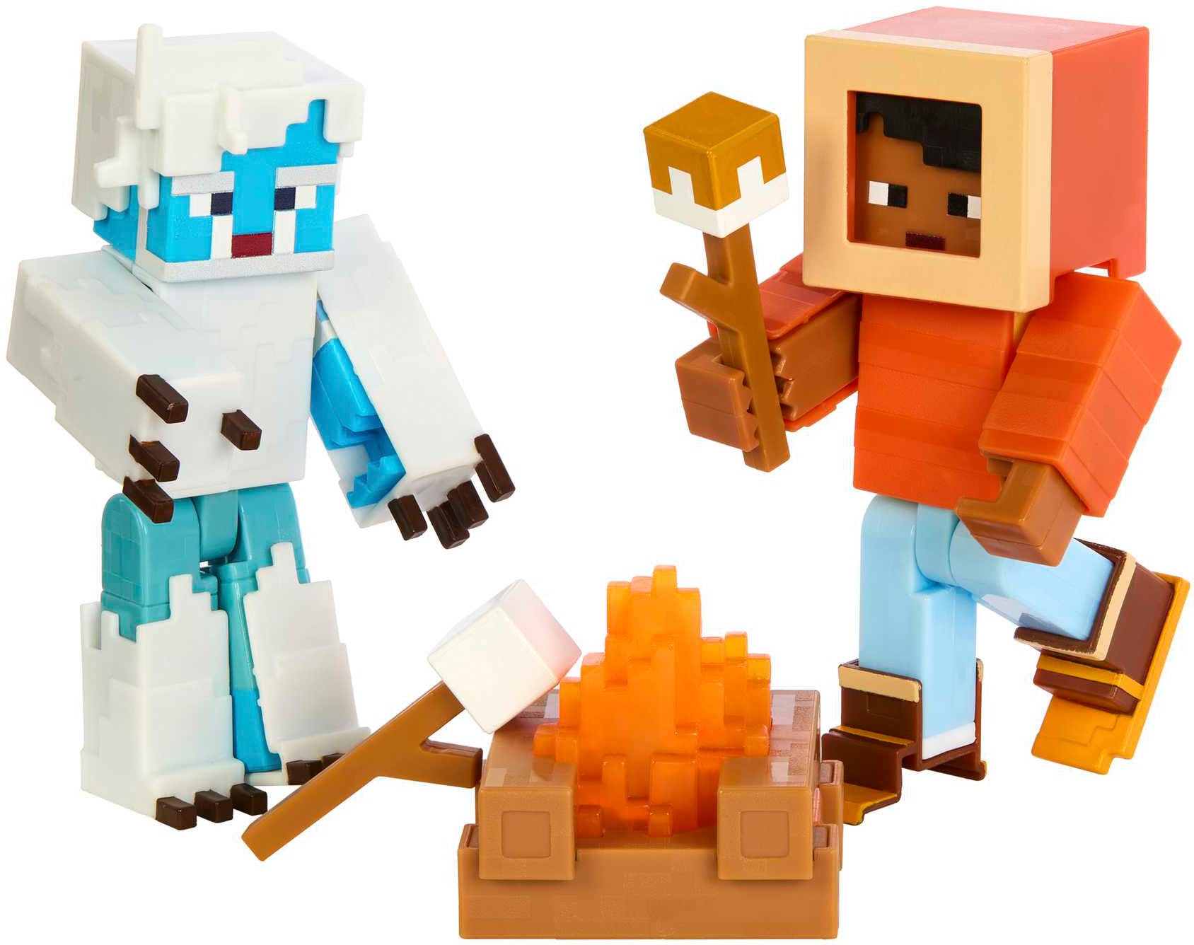 Mattel® Spielfigur »Minecraft, Creator, Creator Series Camp Enderwood Figuren«, inklusive Zubehör