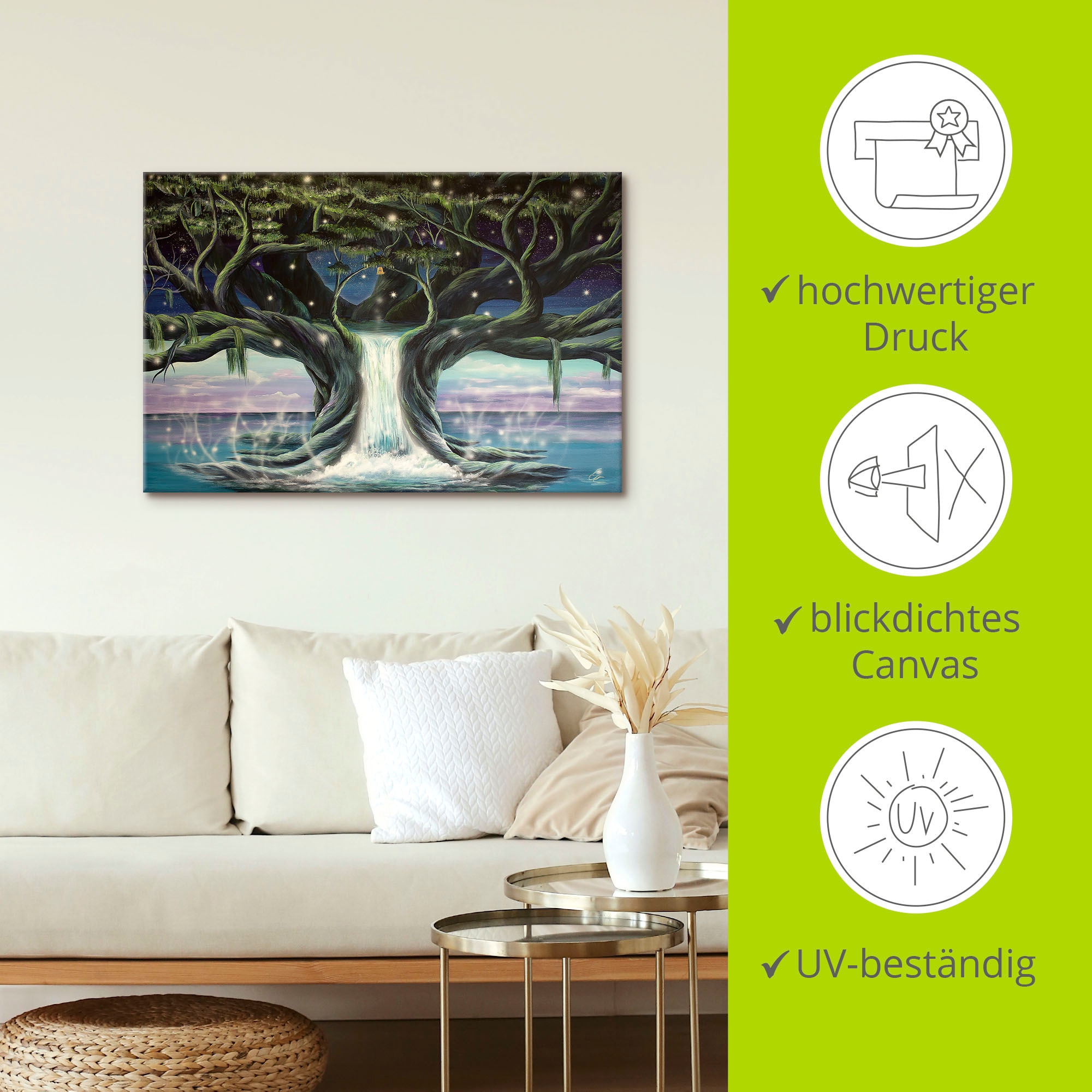 Artland Wandbild »Der Baum der Seelen«, Landschaften, (1 St.), als Leinwandbild, Poster in verschied. Größen