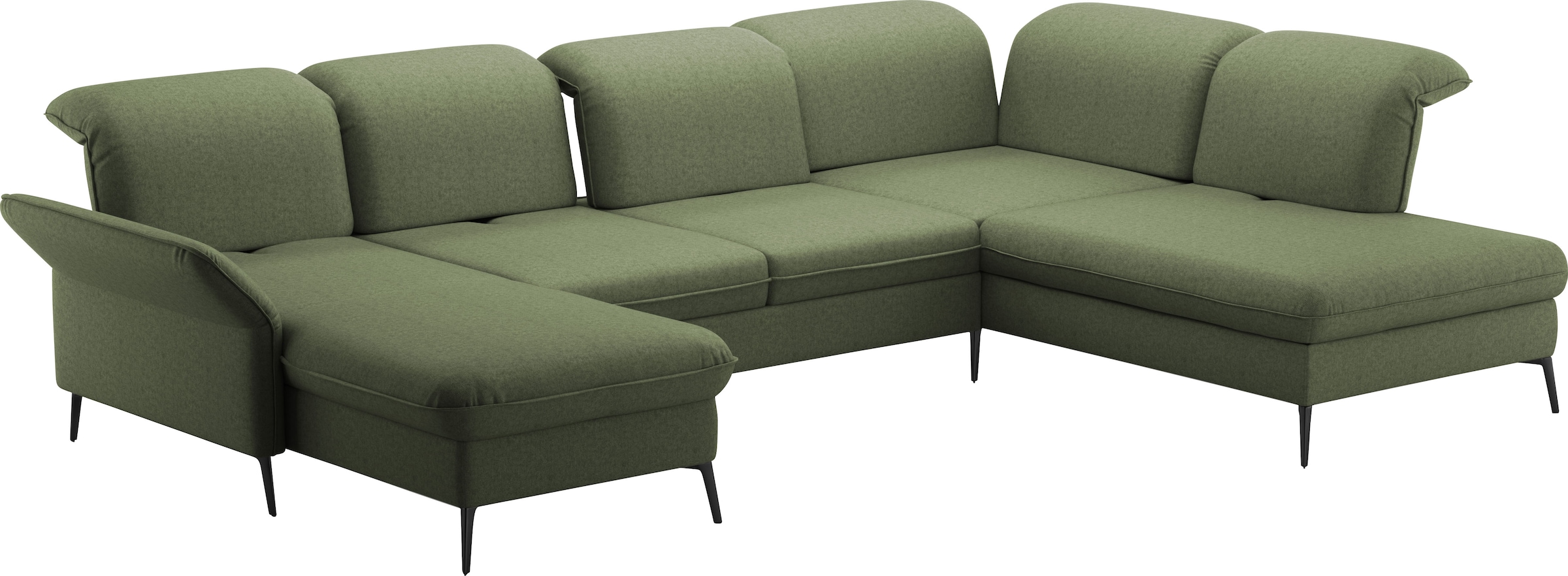 sit&more Wohnlandschaft »Emely«, mit Sitztiefenverstellung optional mit Bettfunktion und Bettkasten