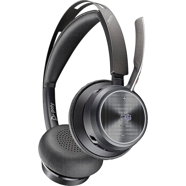Poly Wireless-Headset »VOYAGER FOCUS 2 UC«, A2DP Bluetooth-AVRCP Bluetooth-HFP-HSP,  Active Noise Cancelling (ANC)-Freisprechfunktion | BAUR