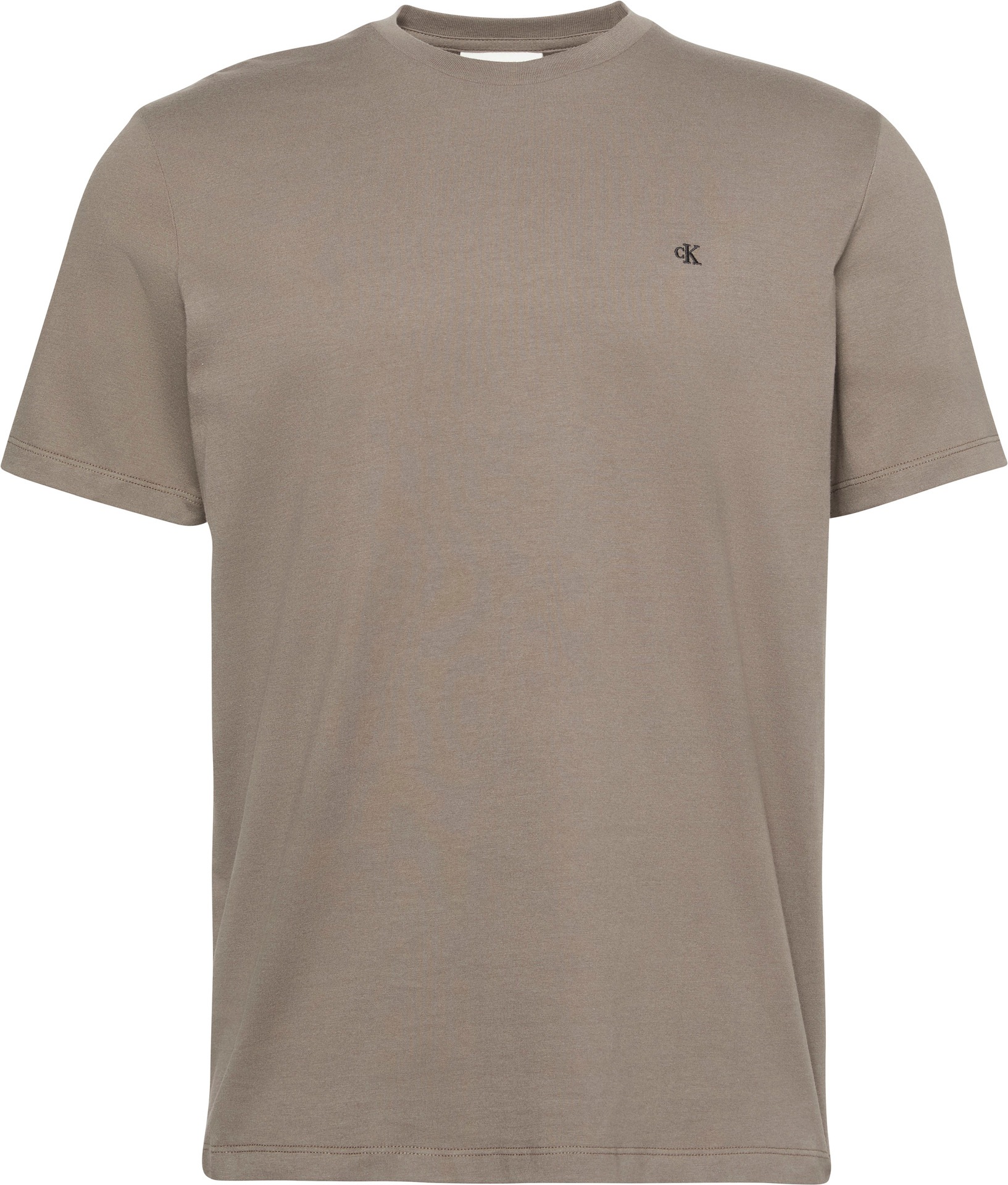 Calvin Klein Jeans T-Shirt »SS SMOOTH CTTN SOLID CREWNK TEE«, mit Logo