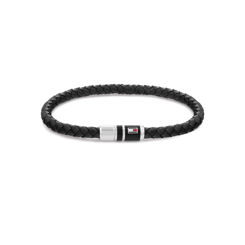 Tommy Hilfiger Armband »Schmuck Edelstahl Armschmuck Lederarmband CASUAL«