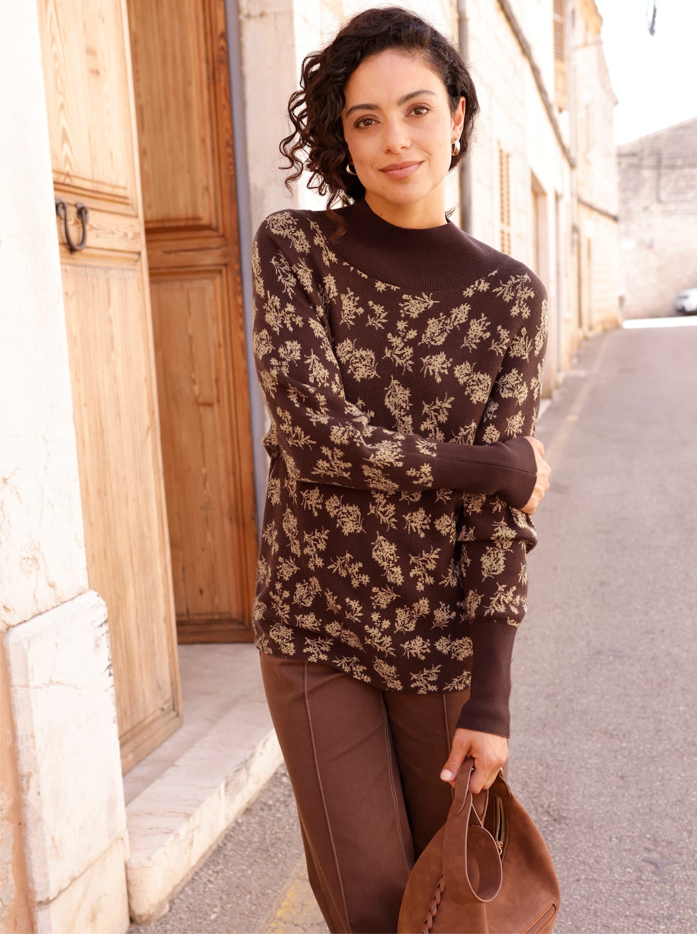 Inspirationen Stehkragenpullover "Rollkragen-Pullover"