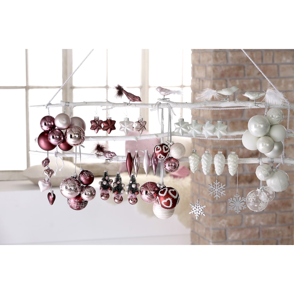 MAGIC by Inge Christbaumschmuck »Magic - Avenue of Romance, Weihnachtsdeko, Christbaumschmuck«, (Set, 6 tlg.)