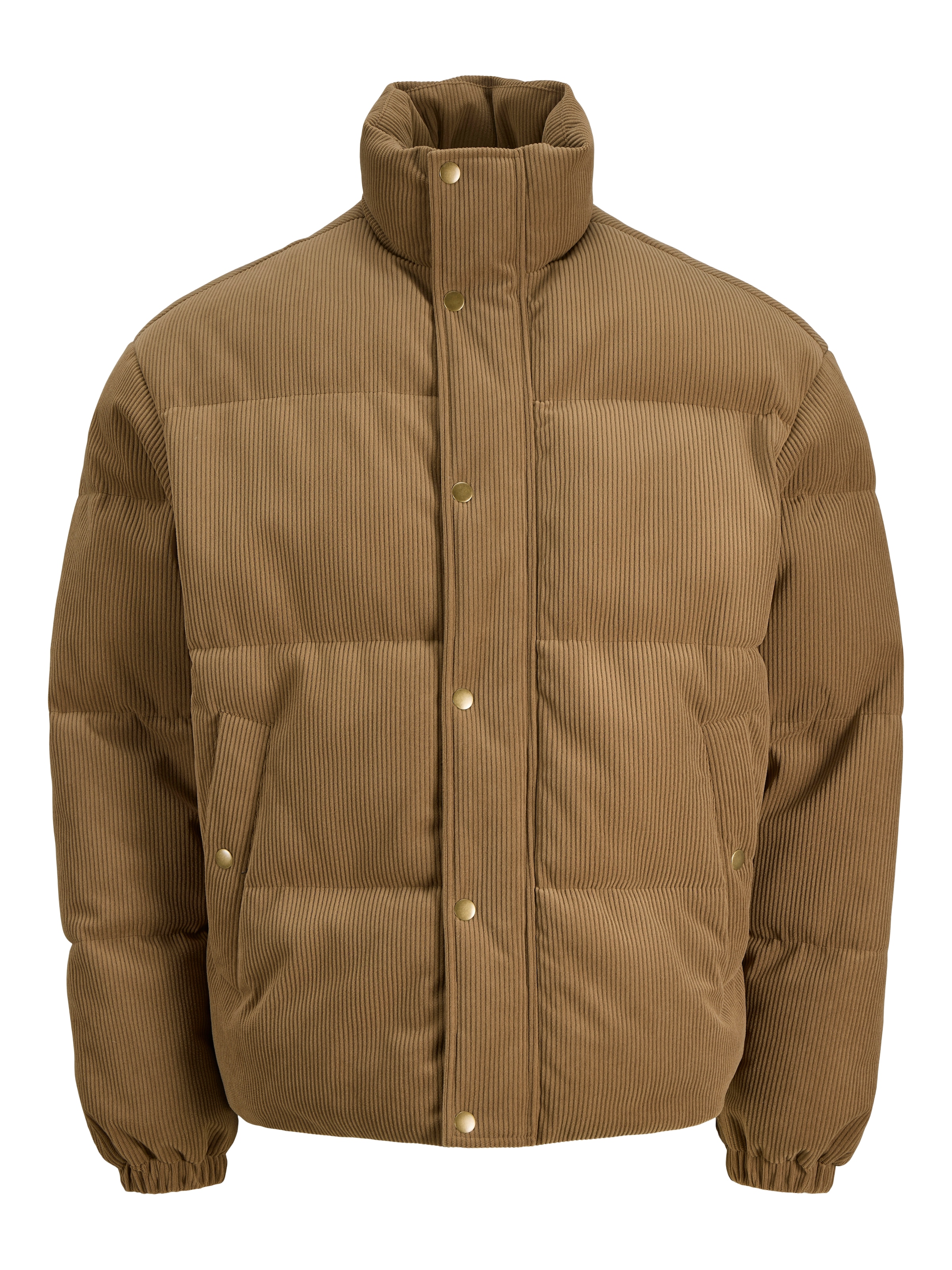 Jack & Jones Steppjacke »JORGREENE CORDUROY PUFFER JACKET« ohne Kapuze