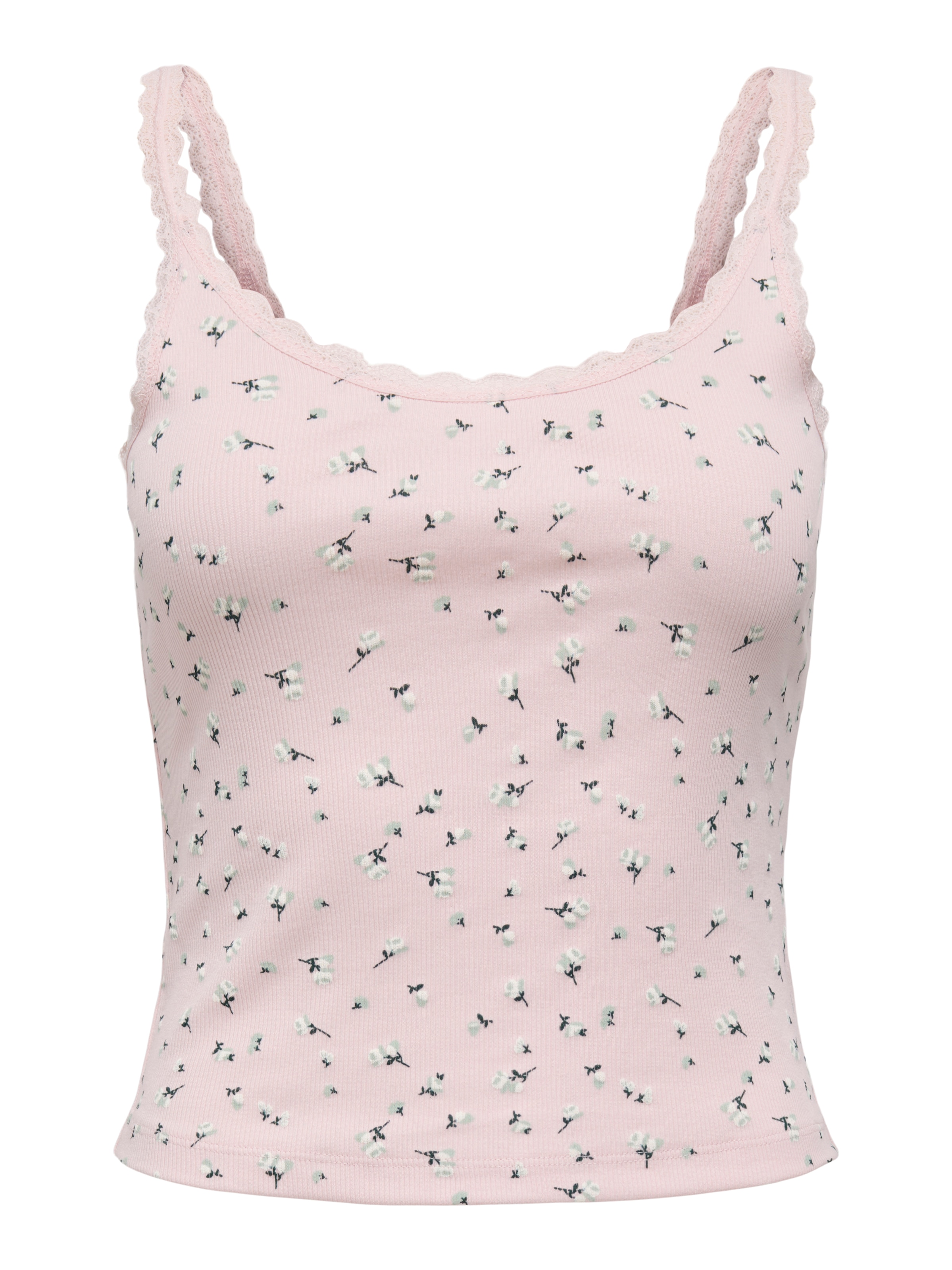 ONLY Trägertop "ONLFENJA LACE TANK TOP BOX JRS" Baumwollmischung, Stretch, regular fit
