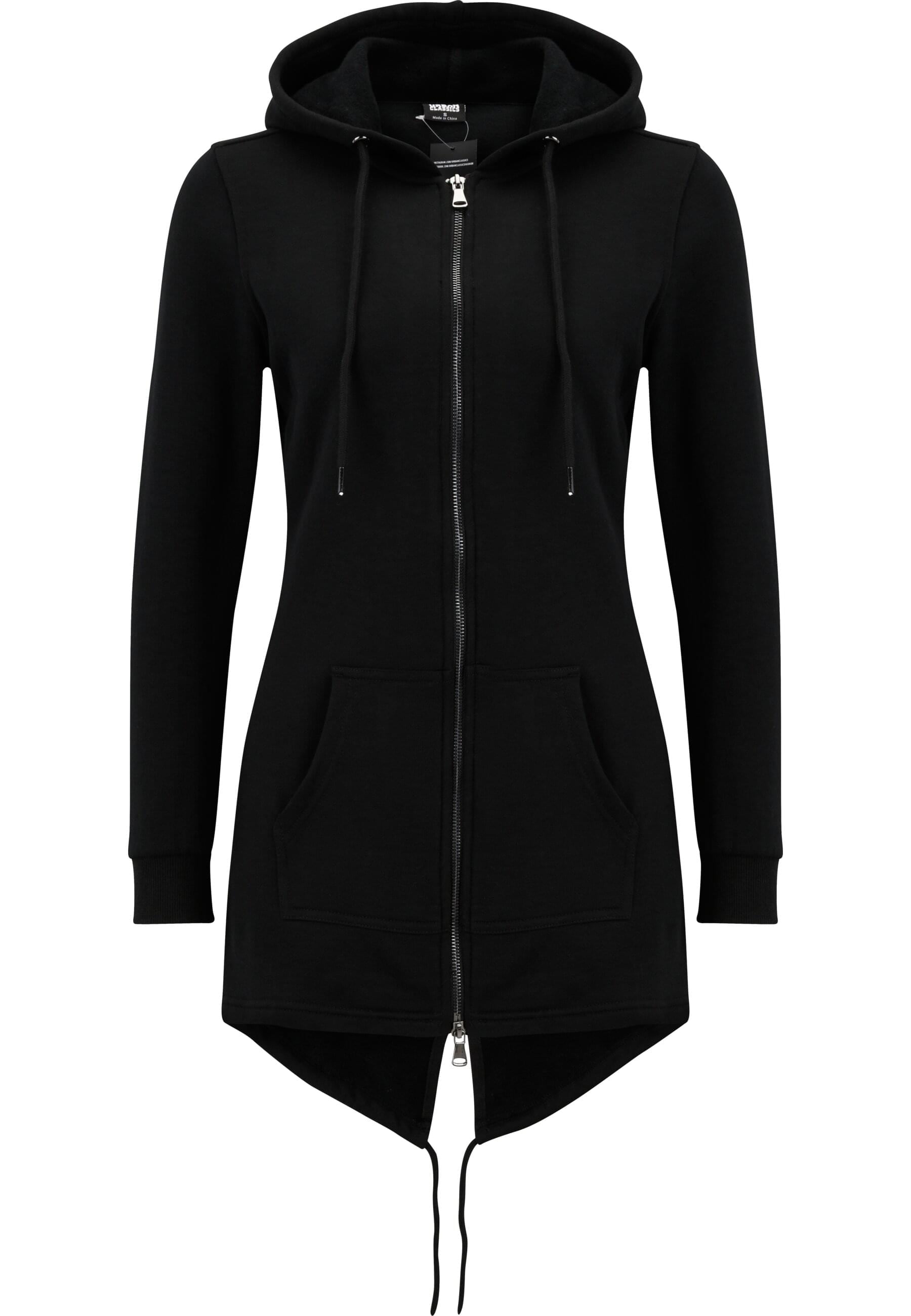 URBAN CLASSICS Sweatjacke "Urban Classics Damen Ladies Sweat" 1 Stk. tlg. günstig online kaufen