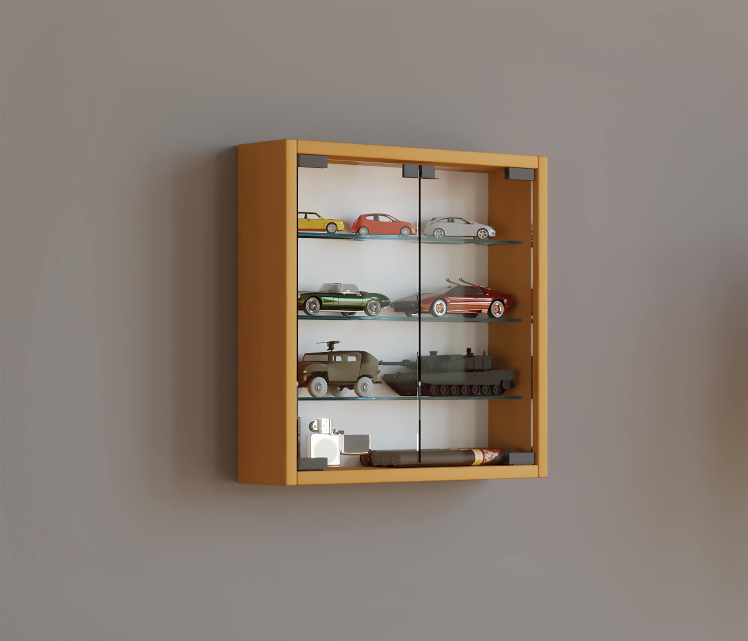 VCM Wandregal »Hängevitrine Wandvitrine Sammel Deko Mandosa S«
