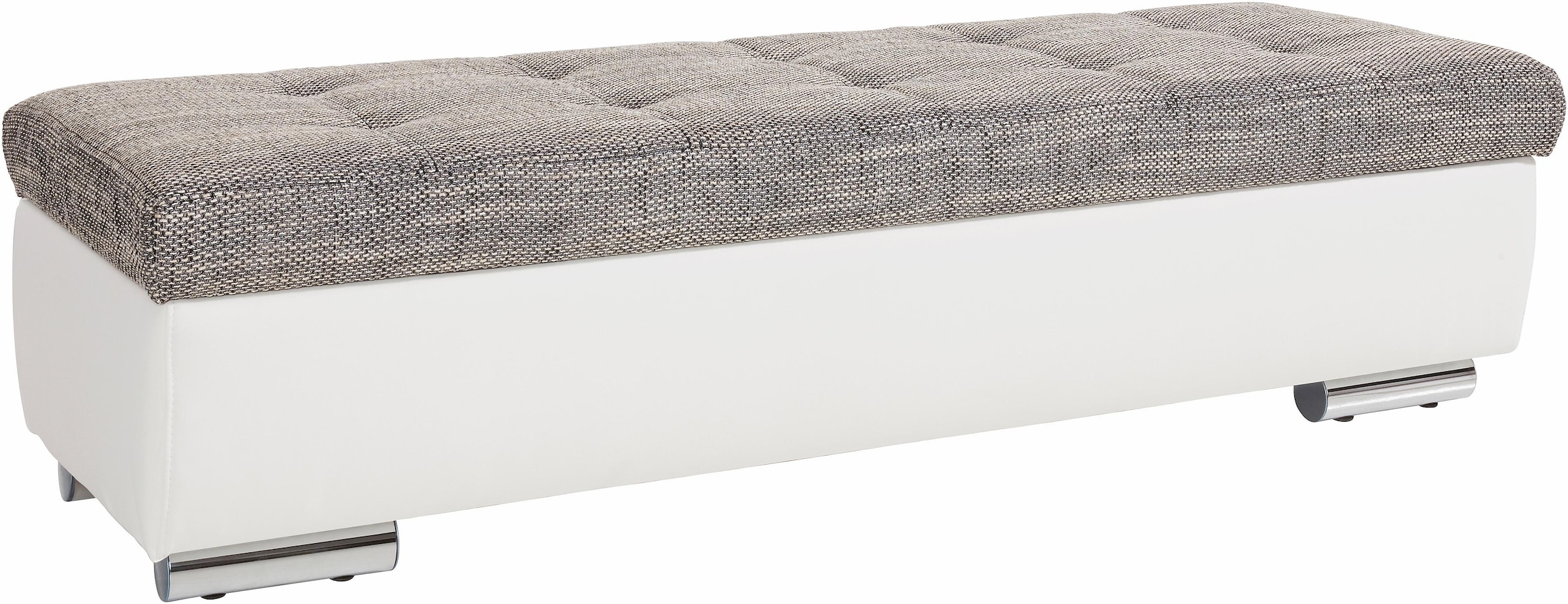 DOMO collection Hocker »Treviso XXL: B/T/H: 161/60/41 cm«, mit Stauraum, auch in Cord, passend zur Serie, moderne Steppung