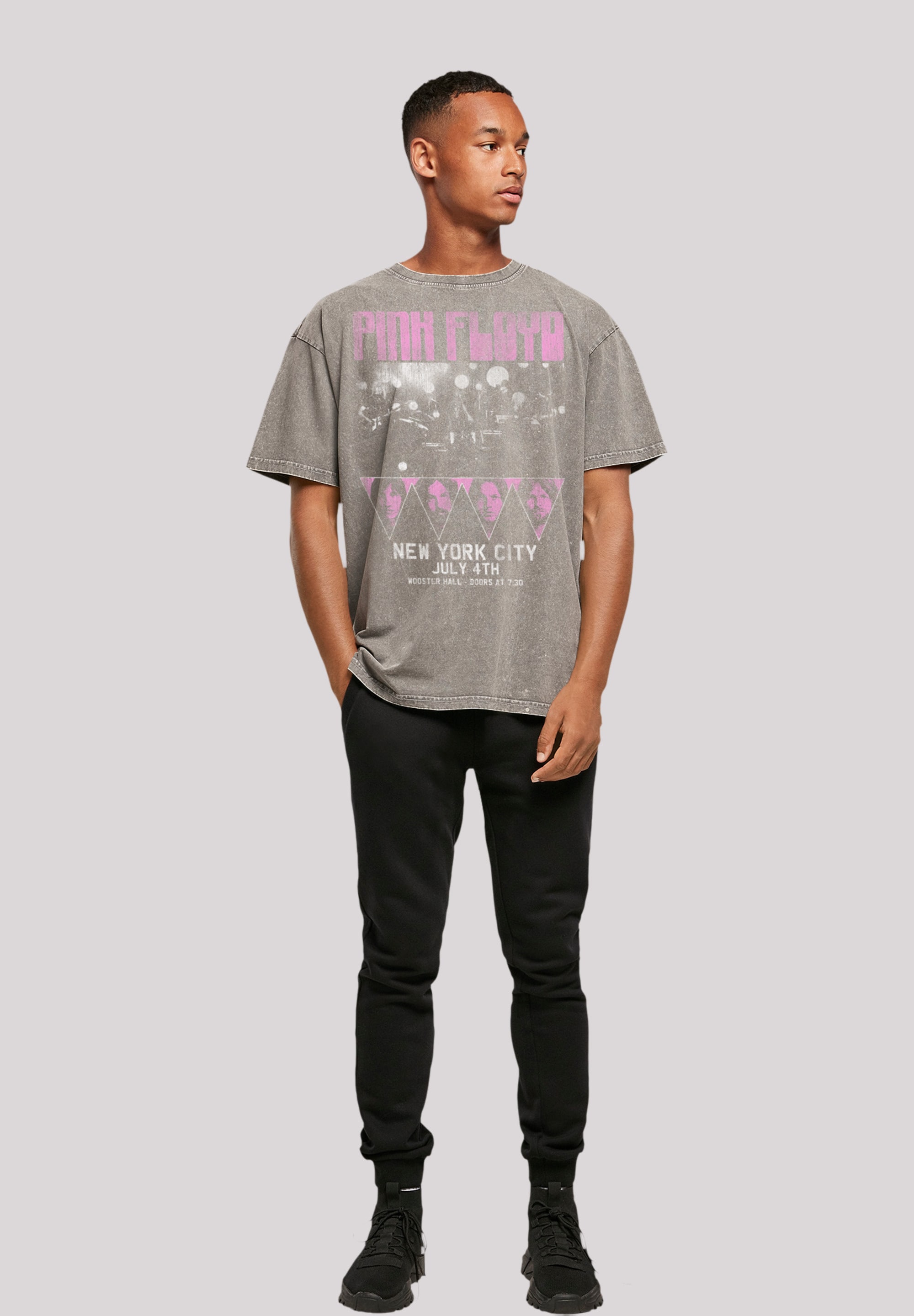 F4NT4STIC T-Shirt »Pink Floyd Oversize T-Shirt«, Print
