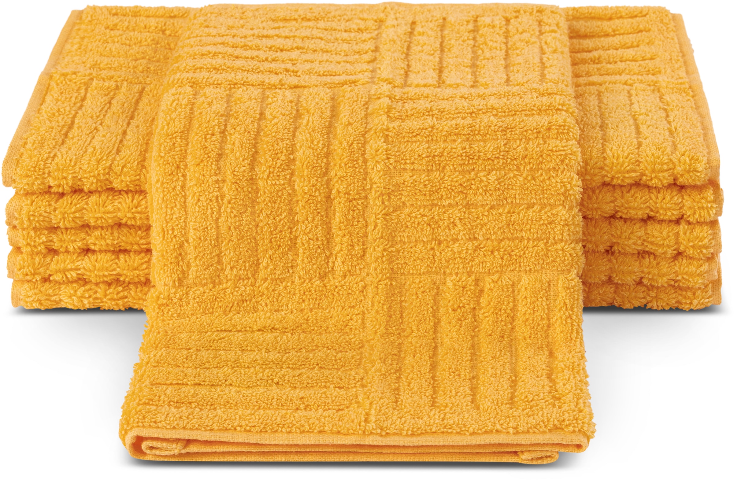 ROSS Gästehandtücher "CARRE" 100% Baumwolle, Rippenstruktur, große Farbausw günstig online kaufen