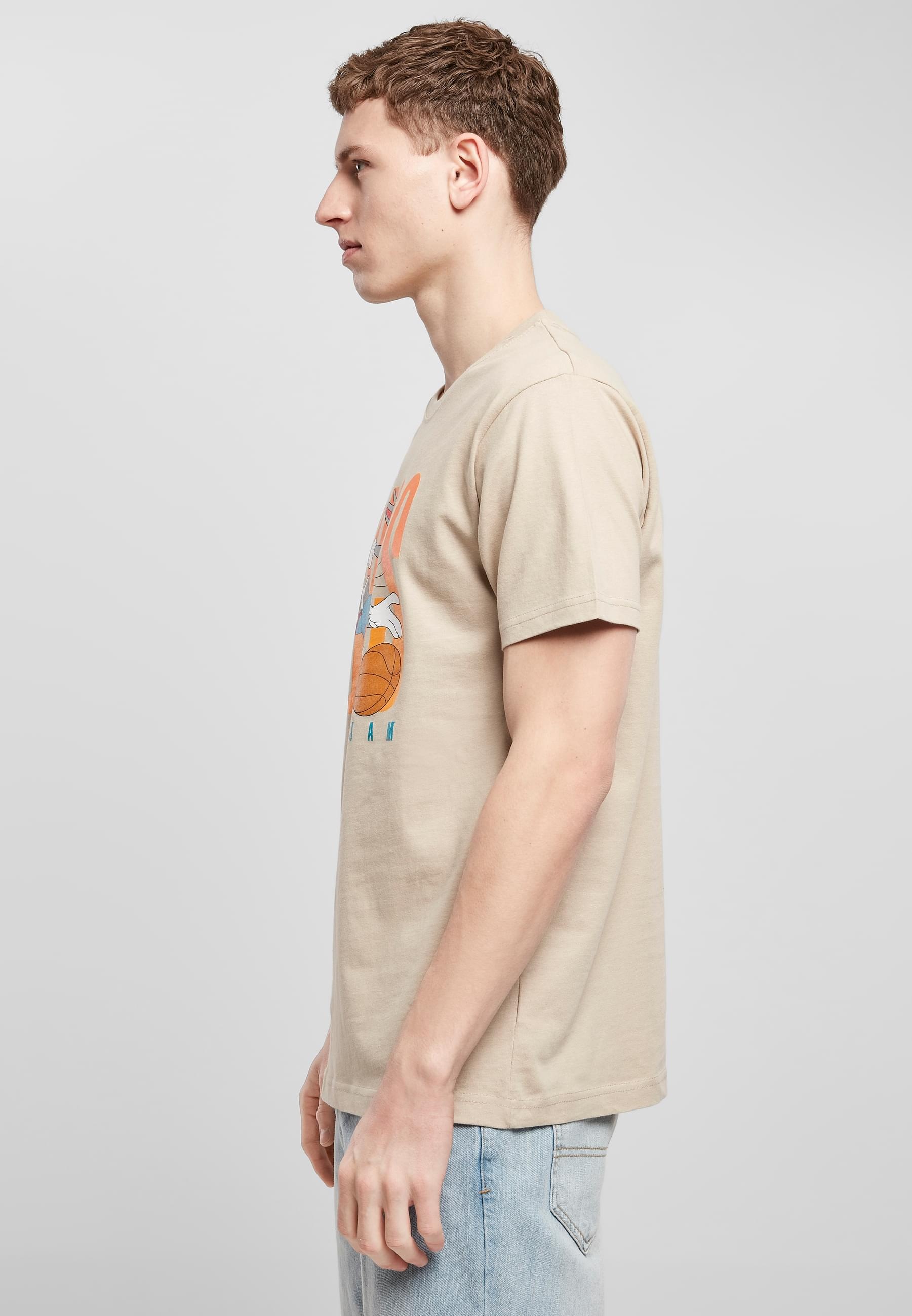 MisterTee Kurzarmshirt »MisterTee Herren Space Jam Big Bugs Playing Tee«, (1 tlg.)