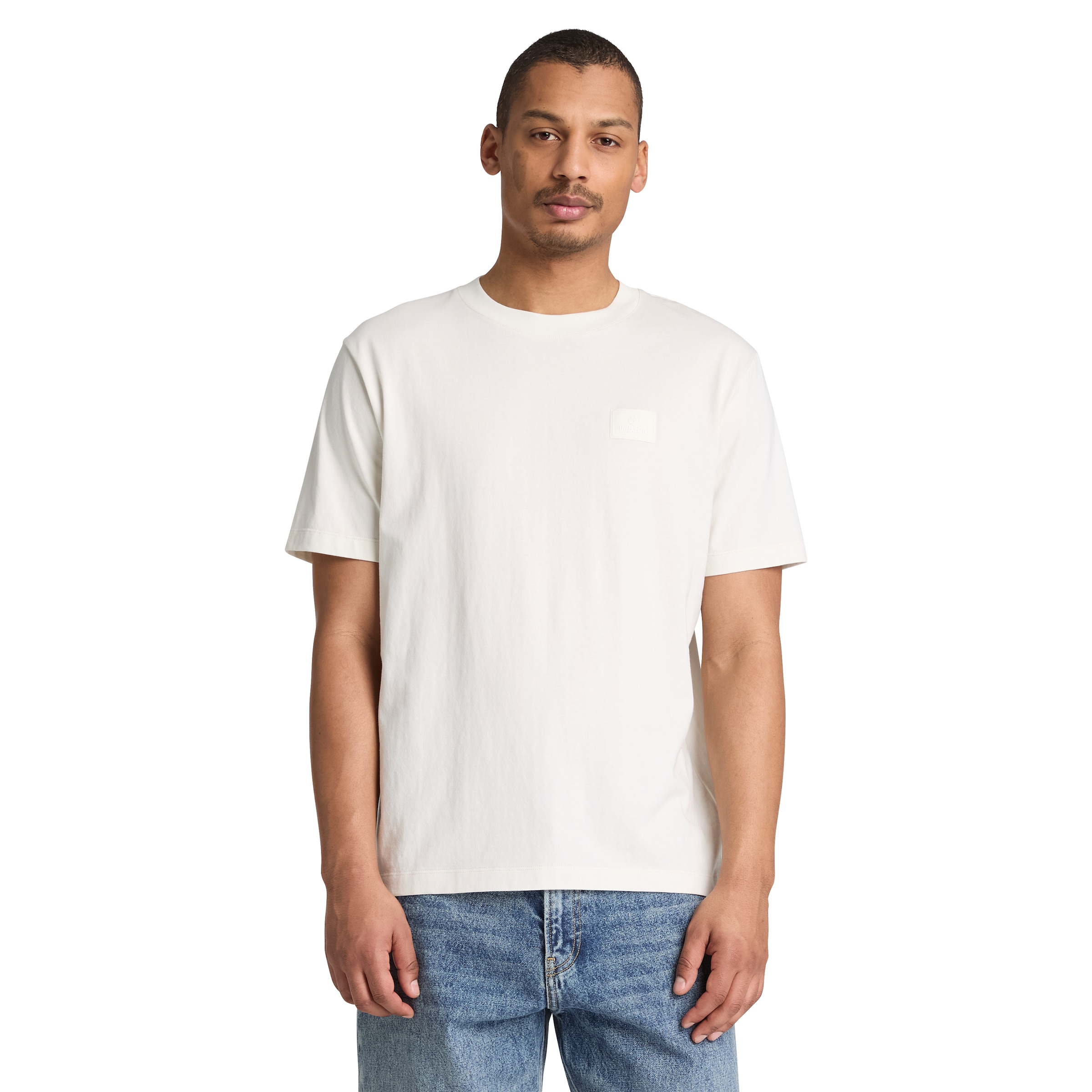 Timberland T-Shirt "Silicon Badge SS Tee" aus Baumwolle, in den Größen S bis XXXL