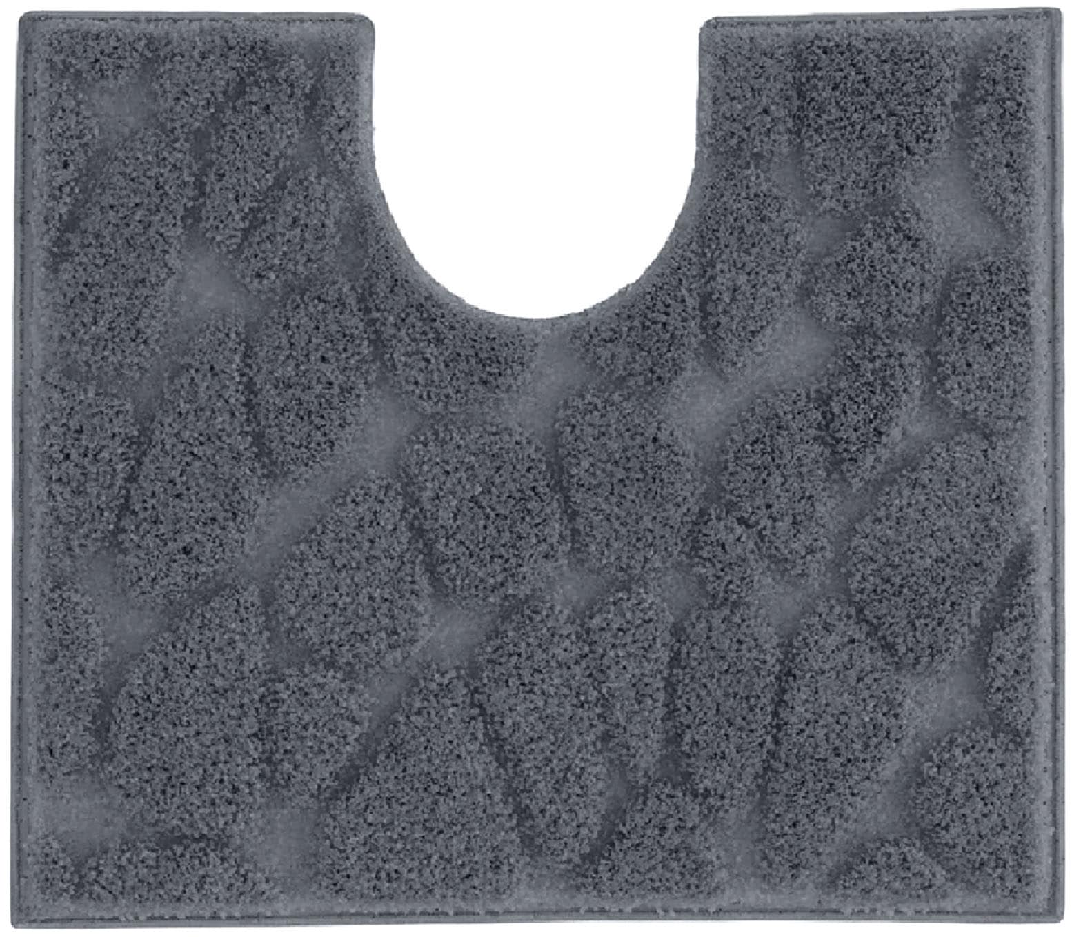 Grund Badematte »Ashtar, Badvorleger, Badezimmer Teppich, 3D-Design«, rutschhemmend beschichtet, schnell trocknend, Hoch-Tief-Design mit organischer Steinoptik, Made in Europe