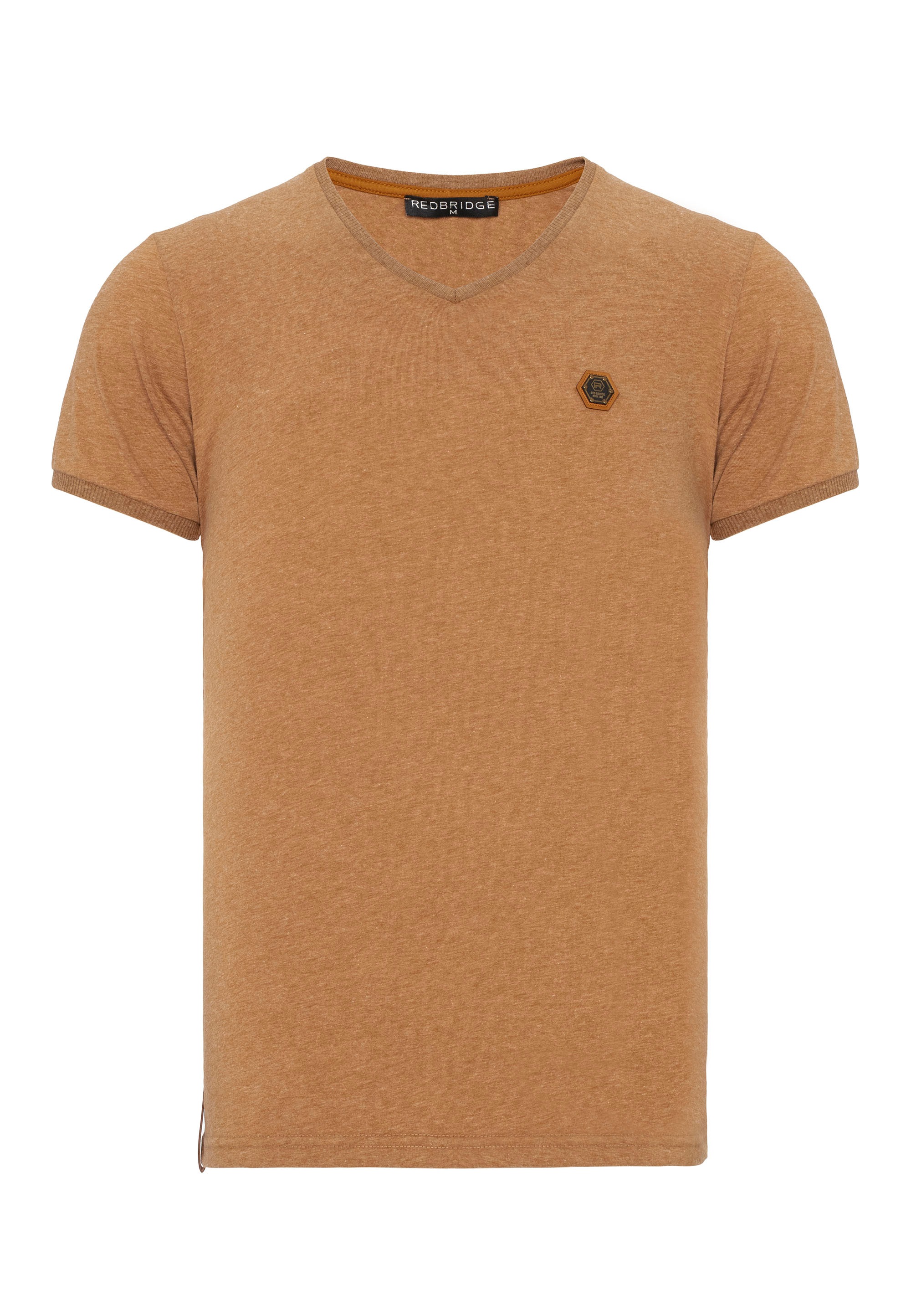 RedBridge T-Shirt »Torrance«, mit dezentem Logo-Patch