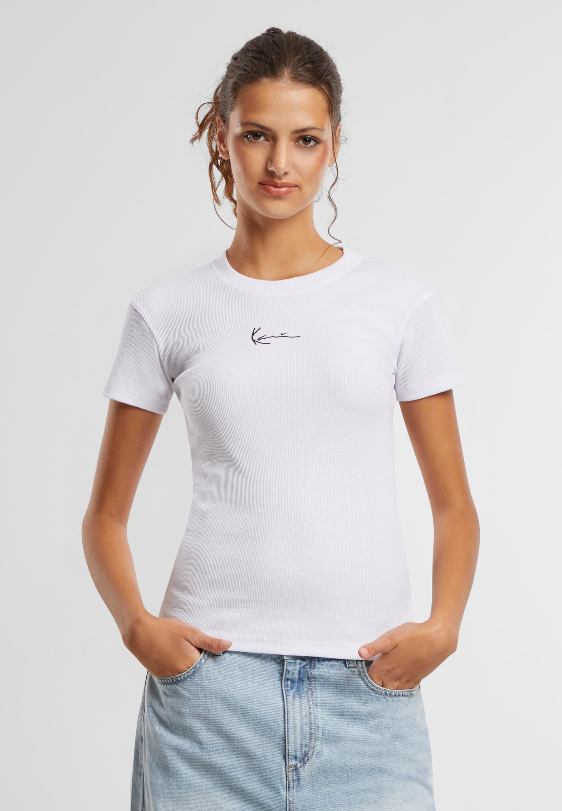 Karl Kani T-Shirt »Karl Kani Small Signature Rib T-Shirt«, (1 tlg.)