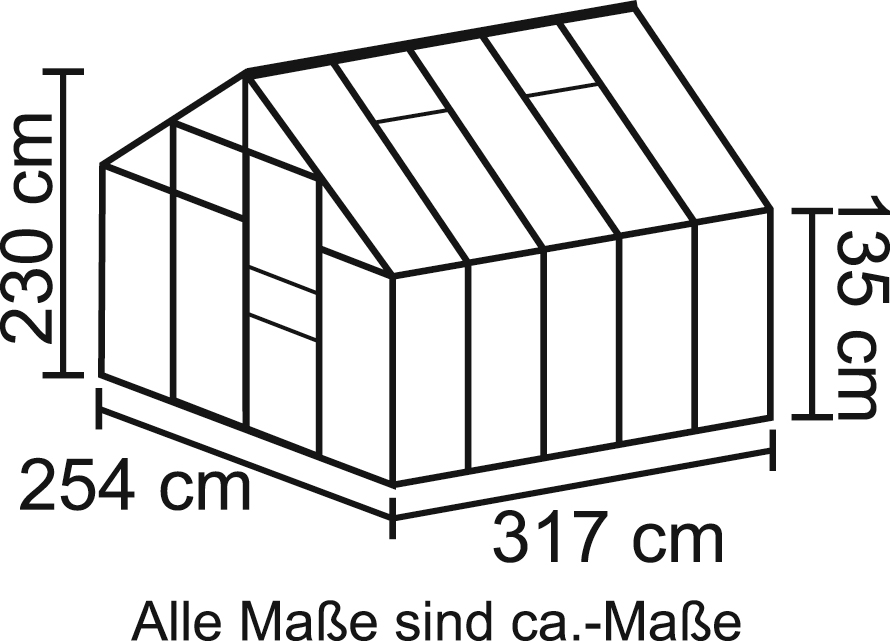 Vitavia Gewächshaus »Merkur 8300«