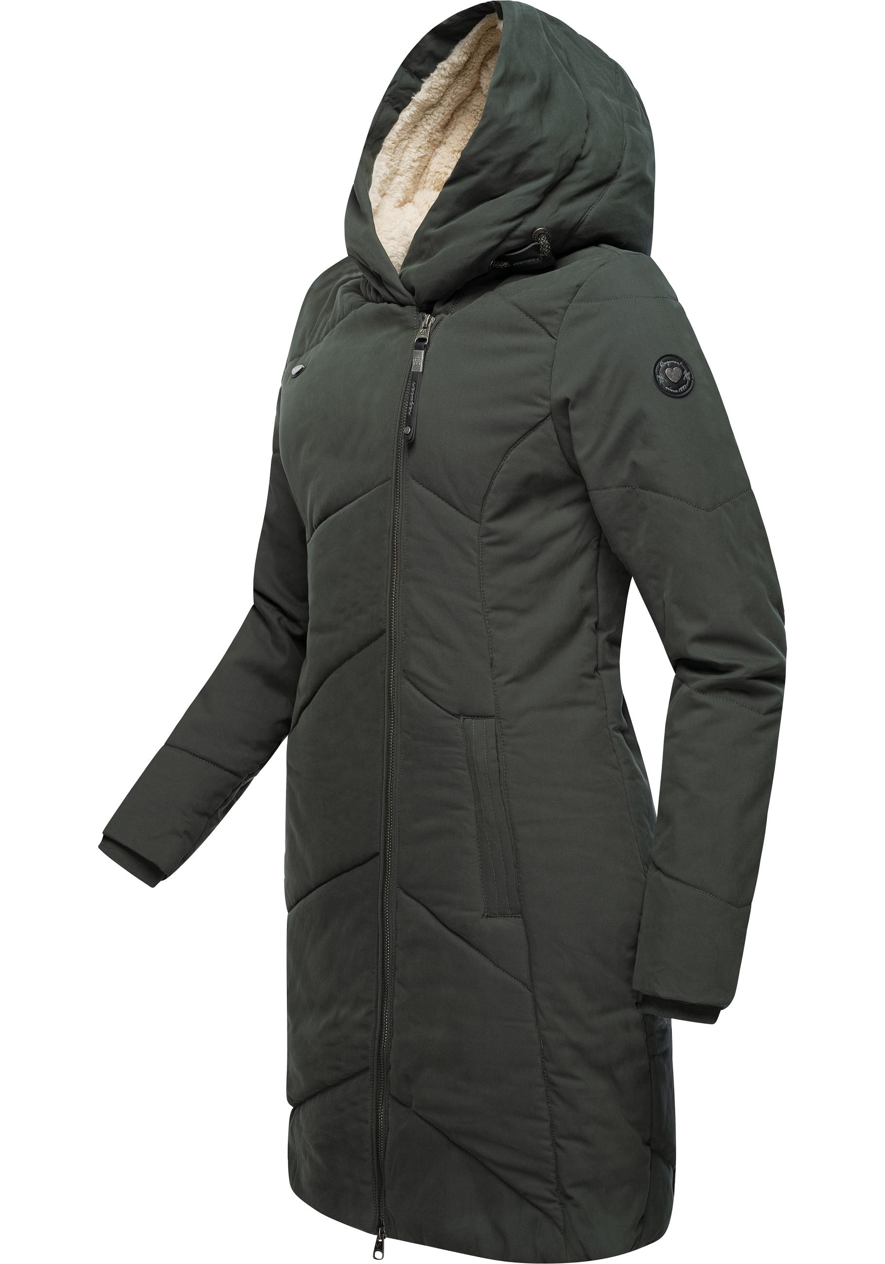 Ragwear Wintermantel "Gordon Long", gesteppter Winterparka mit asymmetrisch günstig online kaufen